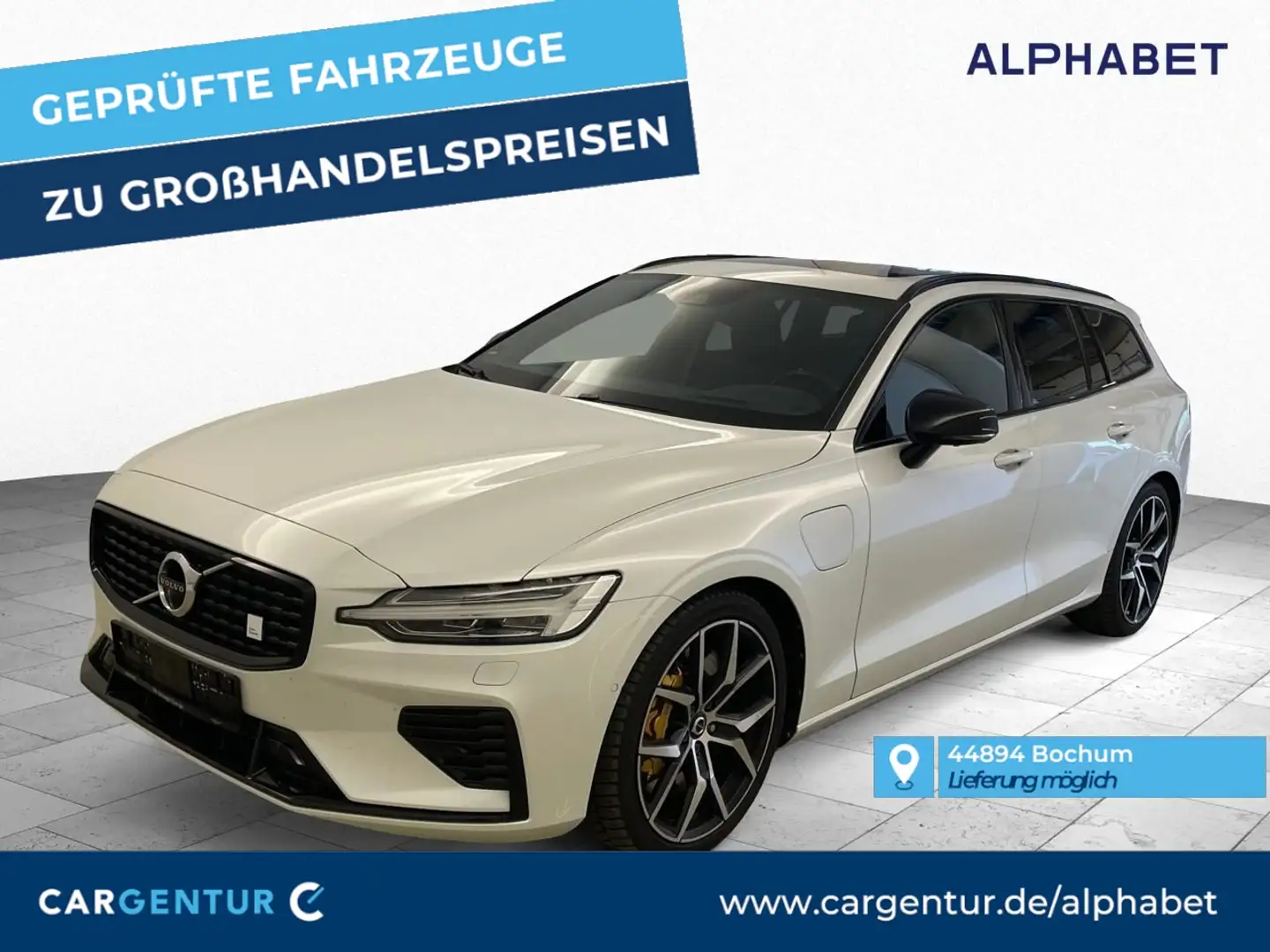 Volvo V60 V 60 T8 Twin Engine AWD Polestar Engineered White - 1