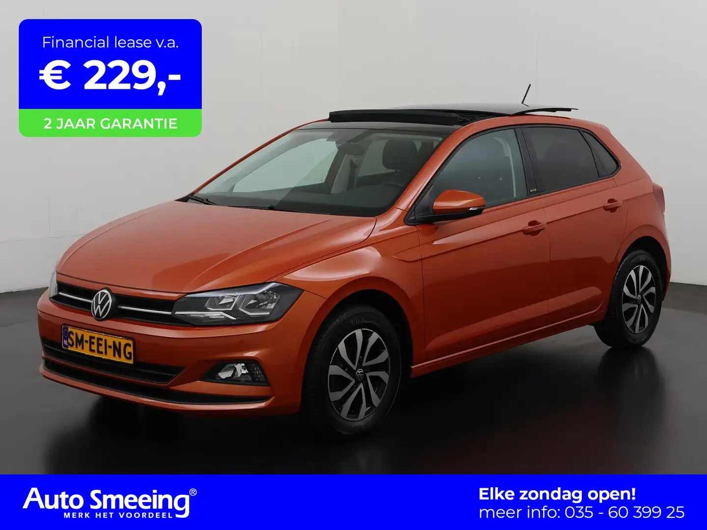Volkswagen Polo 1.0 TSI Active | Active Info Display | Schuifdak | Oranje - 1