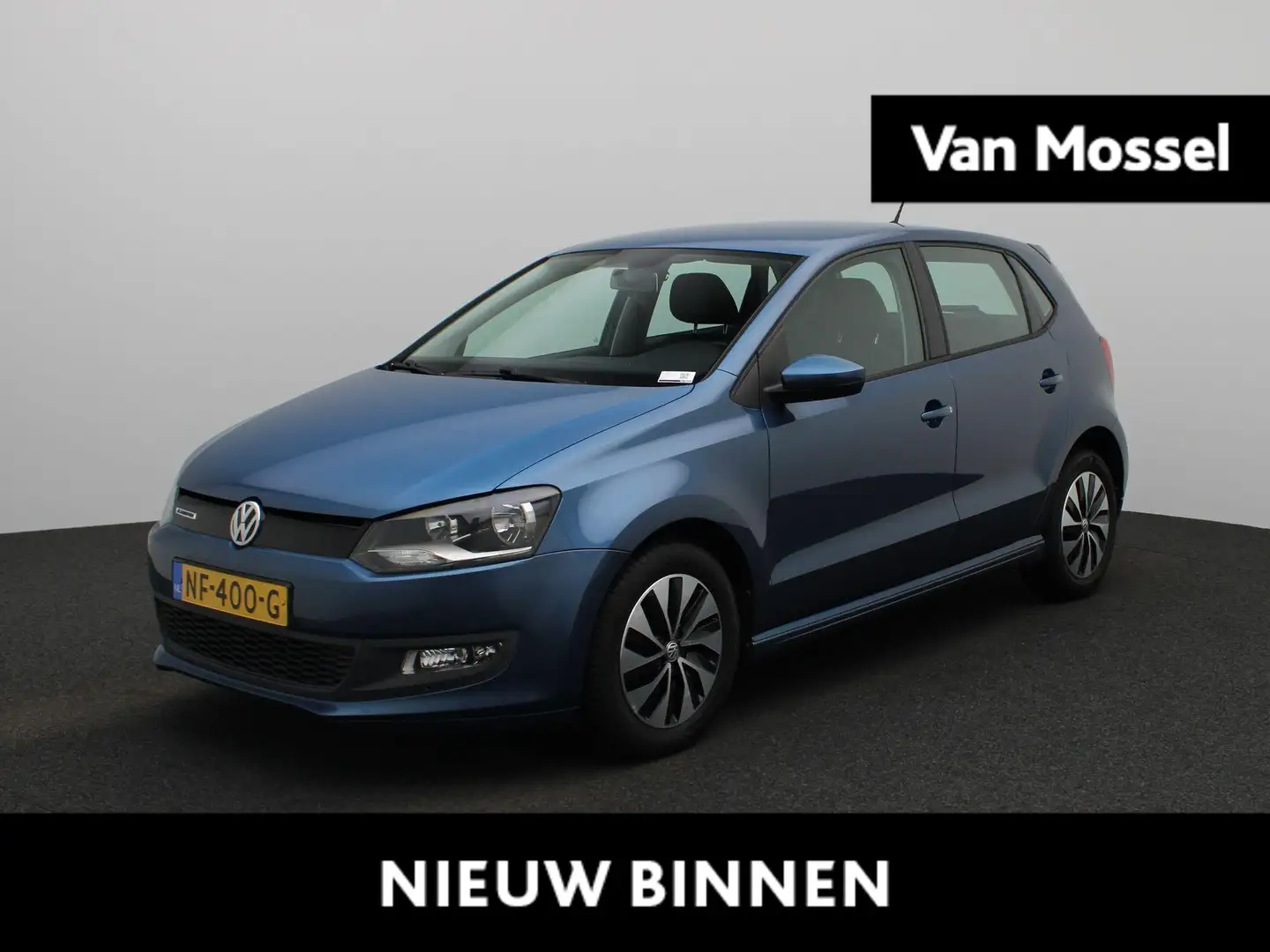 Volkswagen Polo 1.0 BlueMotion | Airco | LMV | Navigatie | Blauw - 1