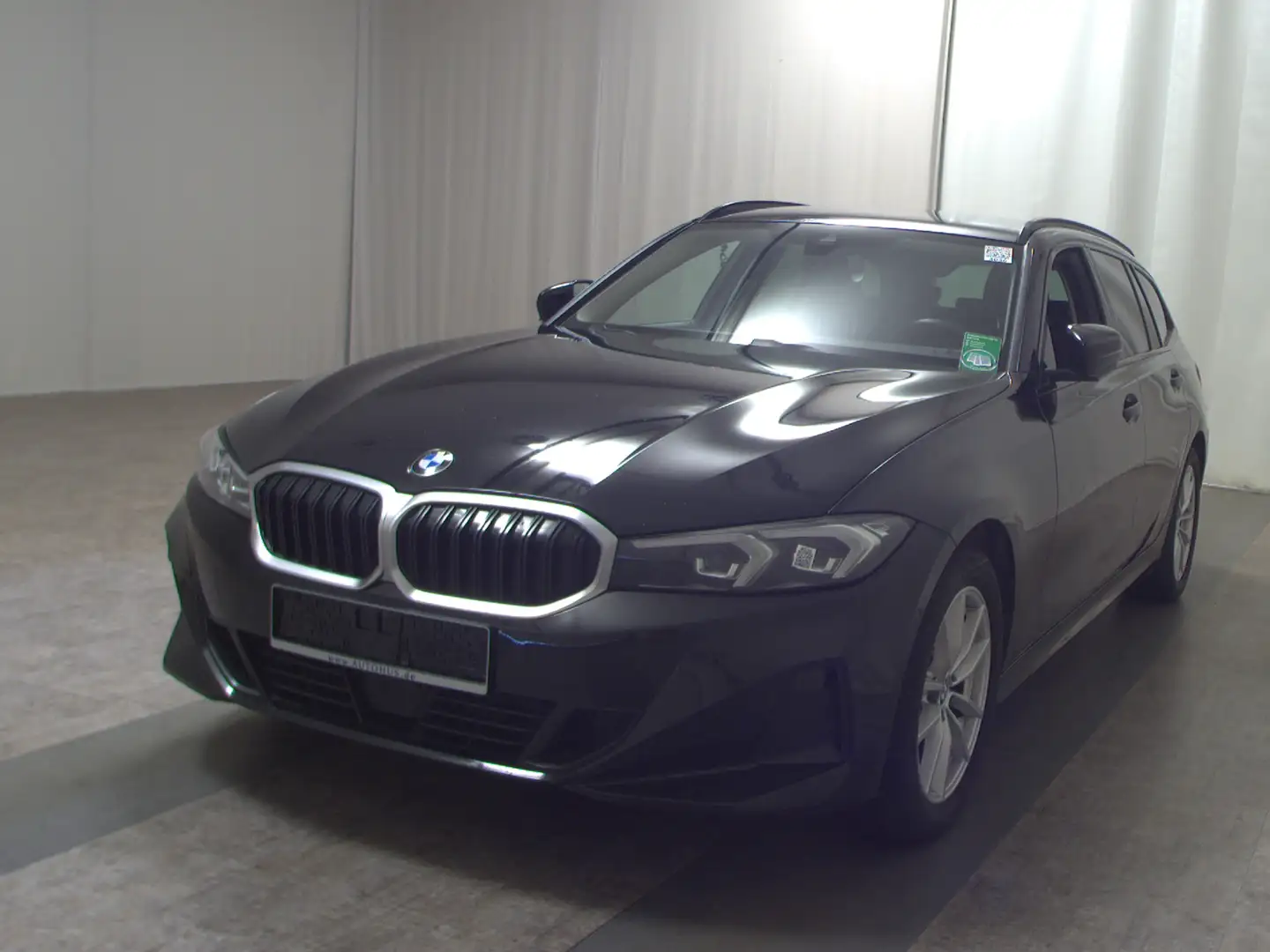 BMW 318 dA Touring T-Leder Navi LED Curved RFK Shz Noir - 2