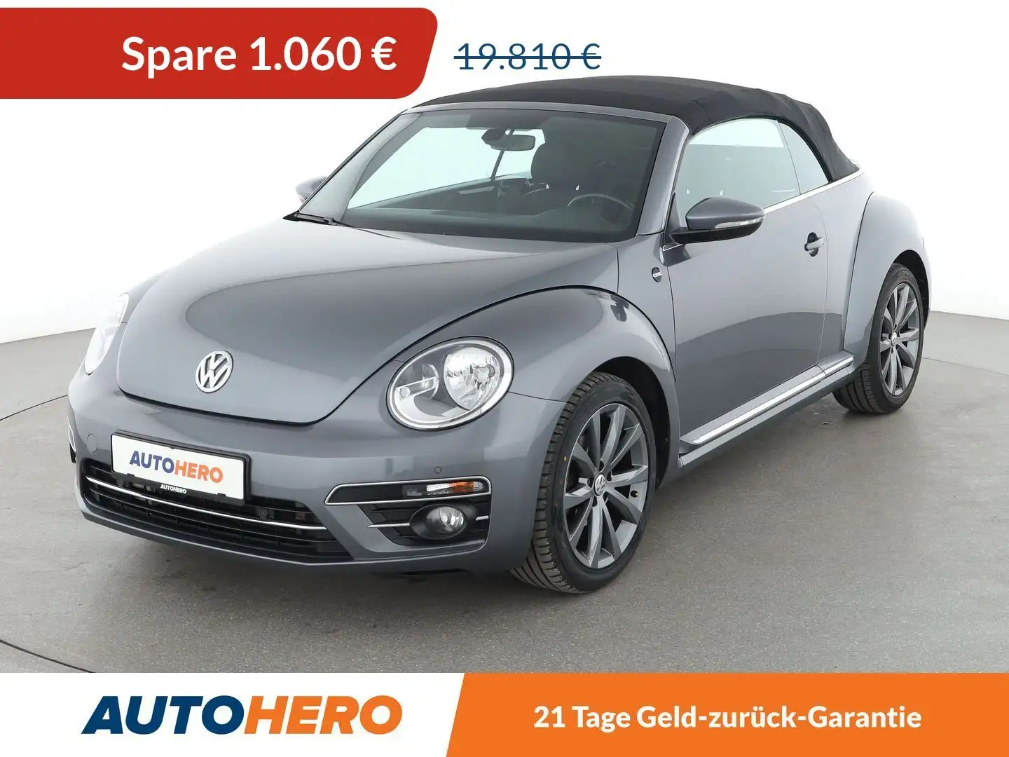 Volkswagen Beetle 1.4 TSI Design M Aut.*APP*TEMPO*PDC* Grau - 1