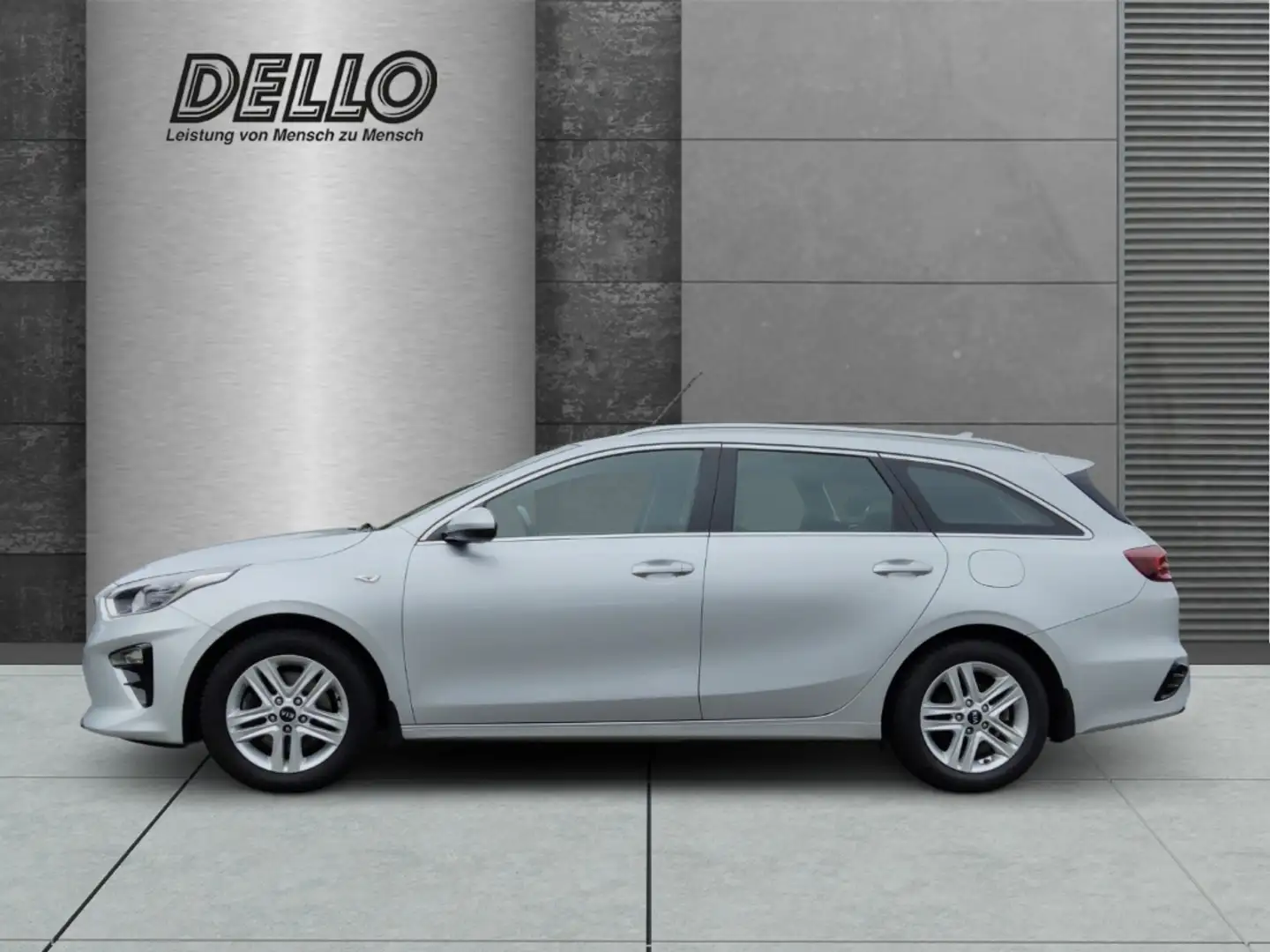 Kia Ceed SW / cee'd SW 1.6 CRDI AHK Allwetter Klimaautom SHZ Fernlichtass Silber - 2