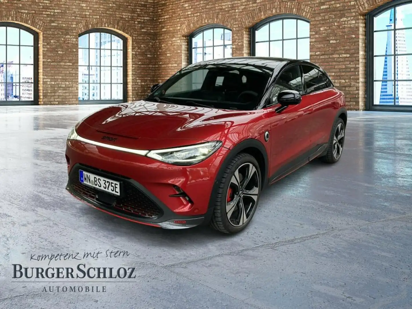 smart #3 Brabus 4WD (66kWh) ACC/360°/MATRIX/KEYLESS Rot - 1
