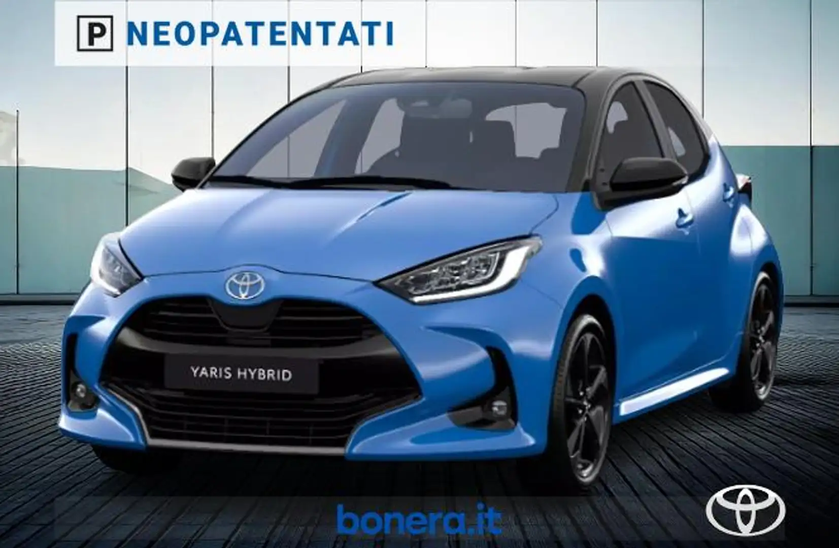 Toyota Yaris 1.5h 130 Lounge Blu/Azzurro - 1