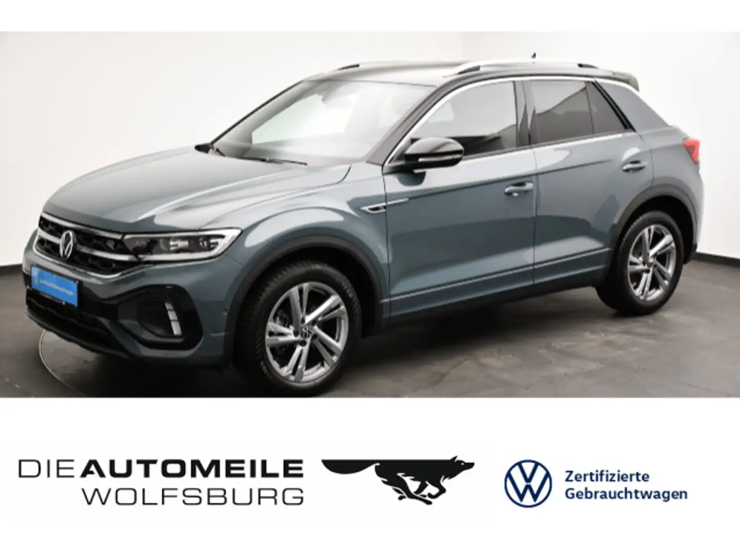 Volkswagen T-Roc 1.5 TSI DSG R-Line LED+/ACC/AHK Blau - 1