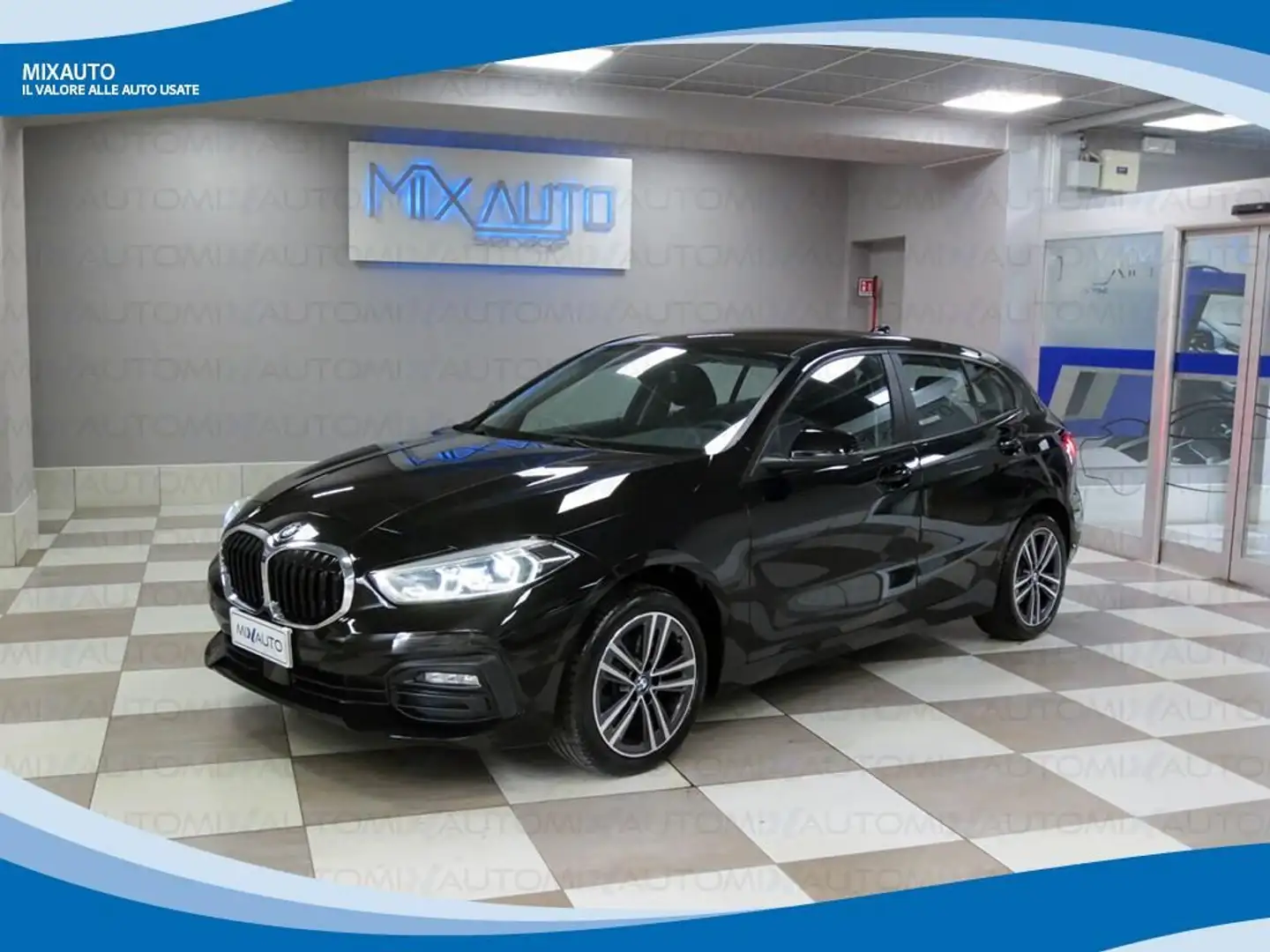 BMW 116 D 5 Porte Sport AUT EU6 Nero - 1
