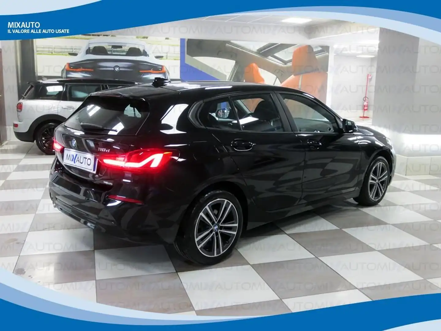 BMW 116 D 5 Porte Sport AUT EU6 Nero - 2