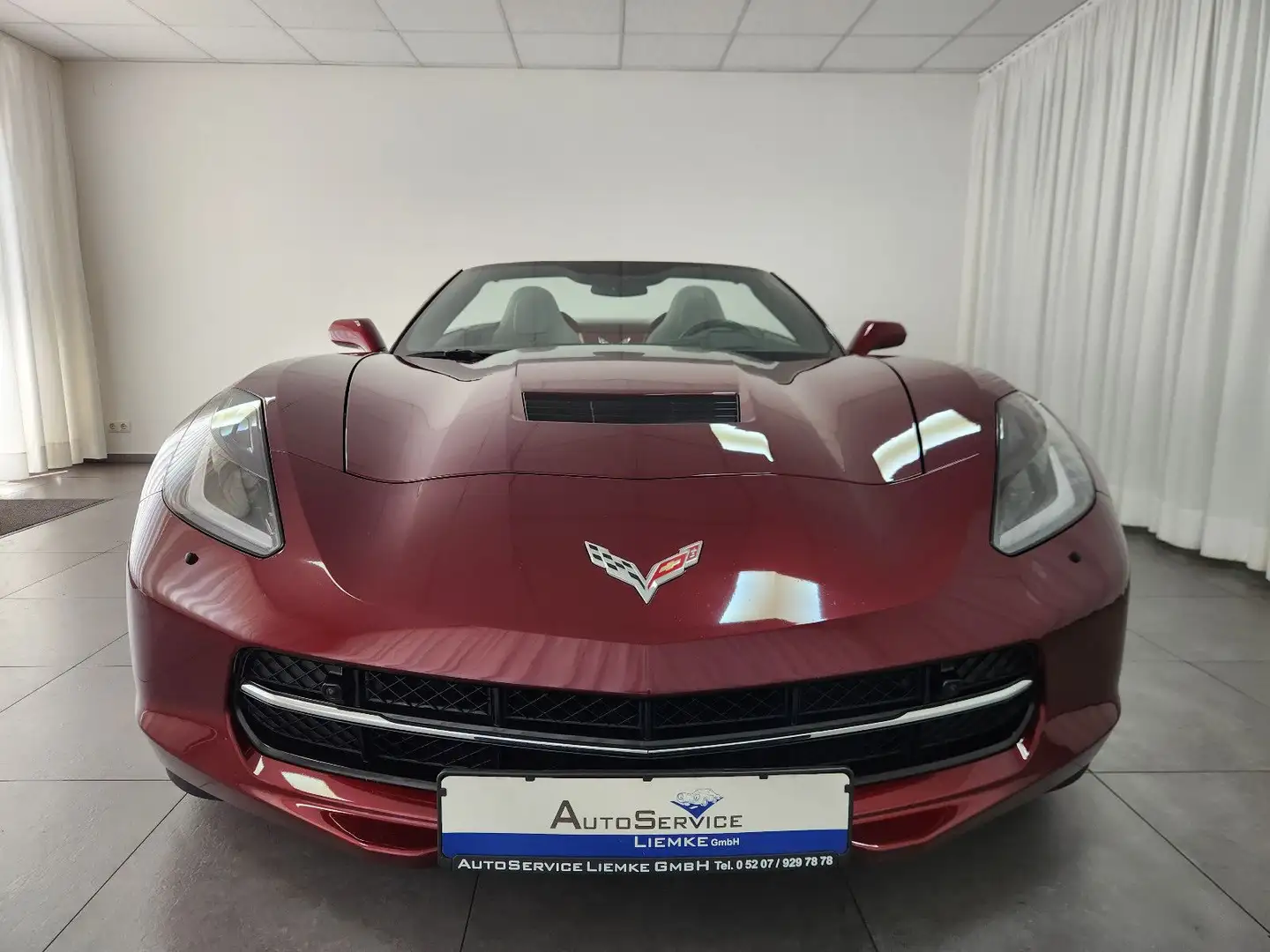 Corvette C7 6.2 V8 AT8 Stingray Cabrio 2LT HUD KAM Rot - 2