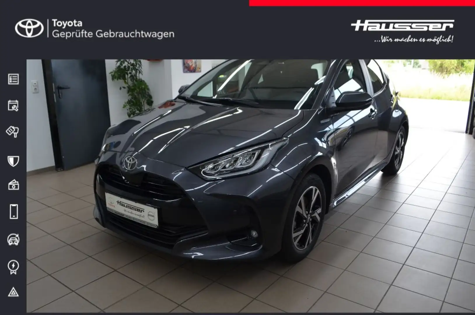 Toyota Yaris Hybrid 116PS 1.5l Teamplayer*SAFETY-P*COMFORT-P Grijs - 1