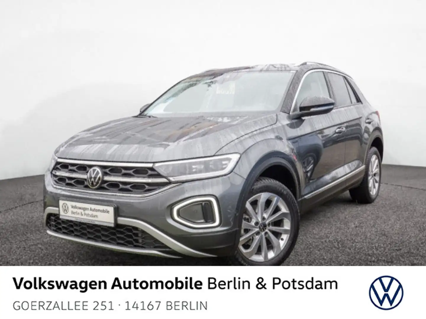 Volkswagen T-Roc 1.5 TSI DSG Style Navi AHK LED PDC SHZ Grau - 1