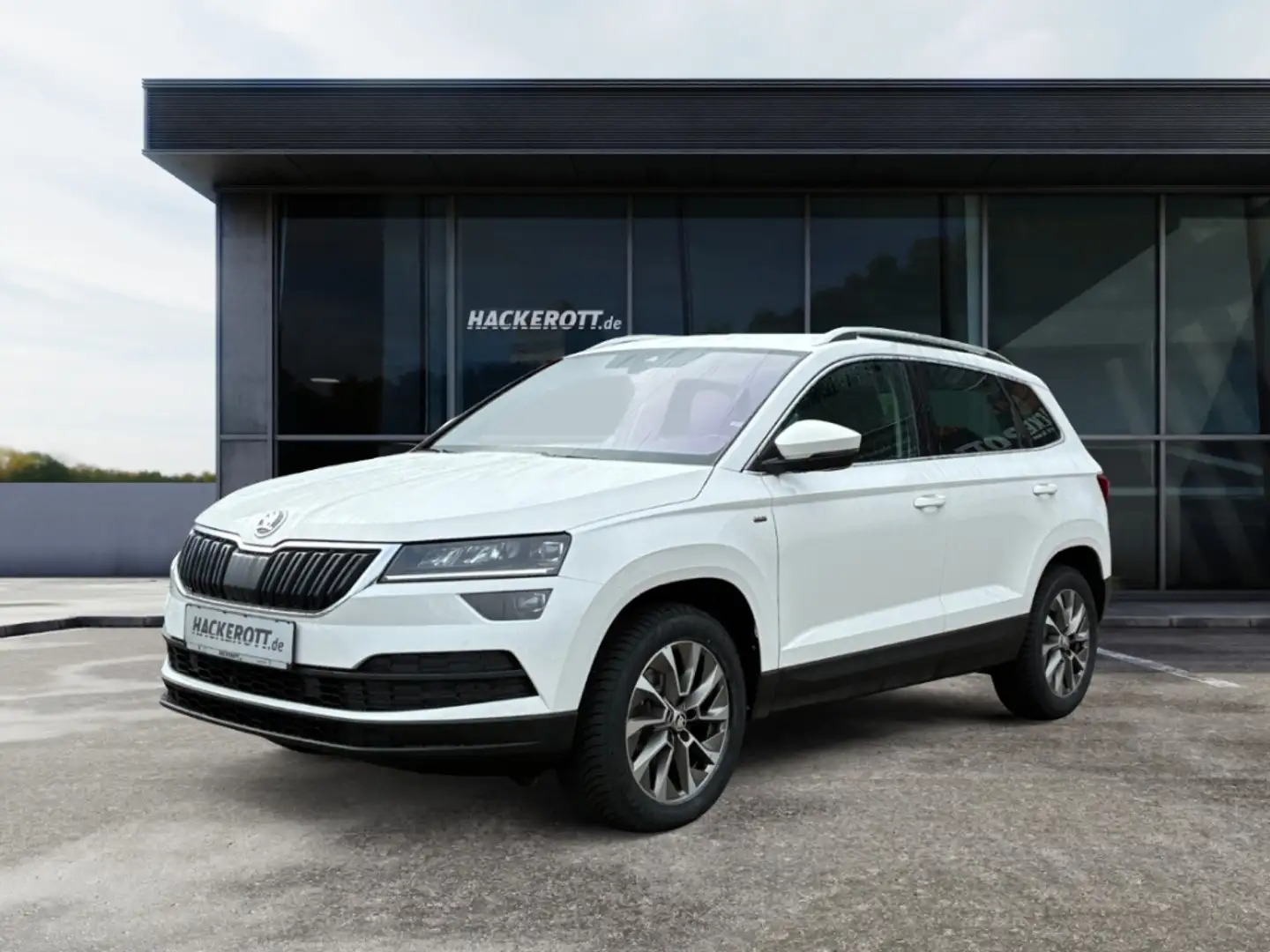 Skoda Karoq Clever 2.0 TDI DSG 4x4 Navi SHZ Frontsch. heizb. Weiß - 1