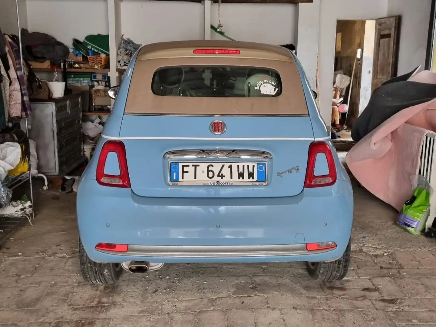 Fiat 500C 500C III 2015 1.2 Spiaggina 58 69cv Bleu - 2