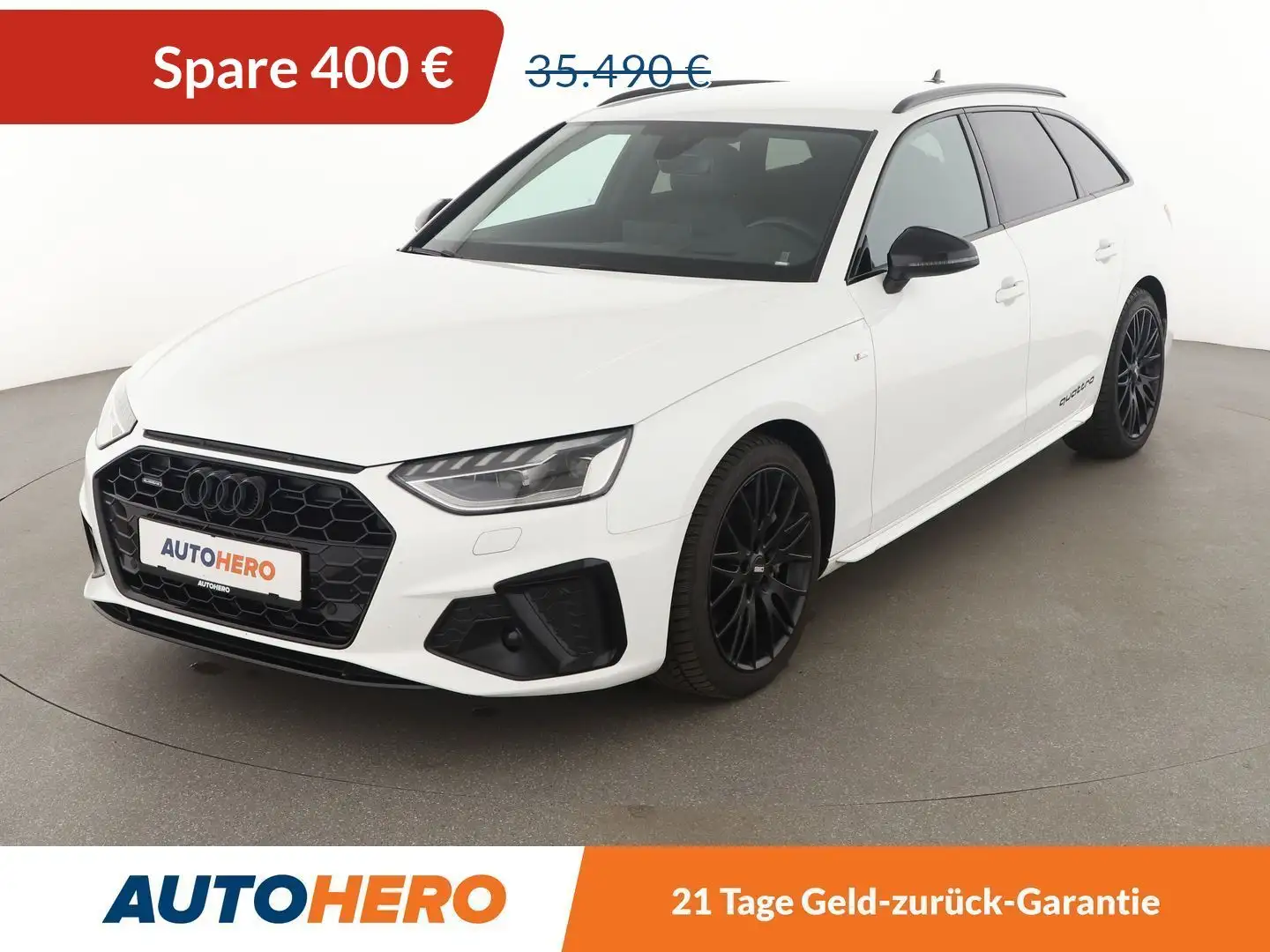 Audi A4 45 TFSI quattro S line Aut.*NAVI*MATRIX*CAM* Weiß - 1