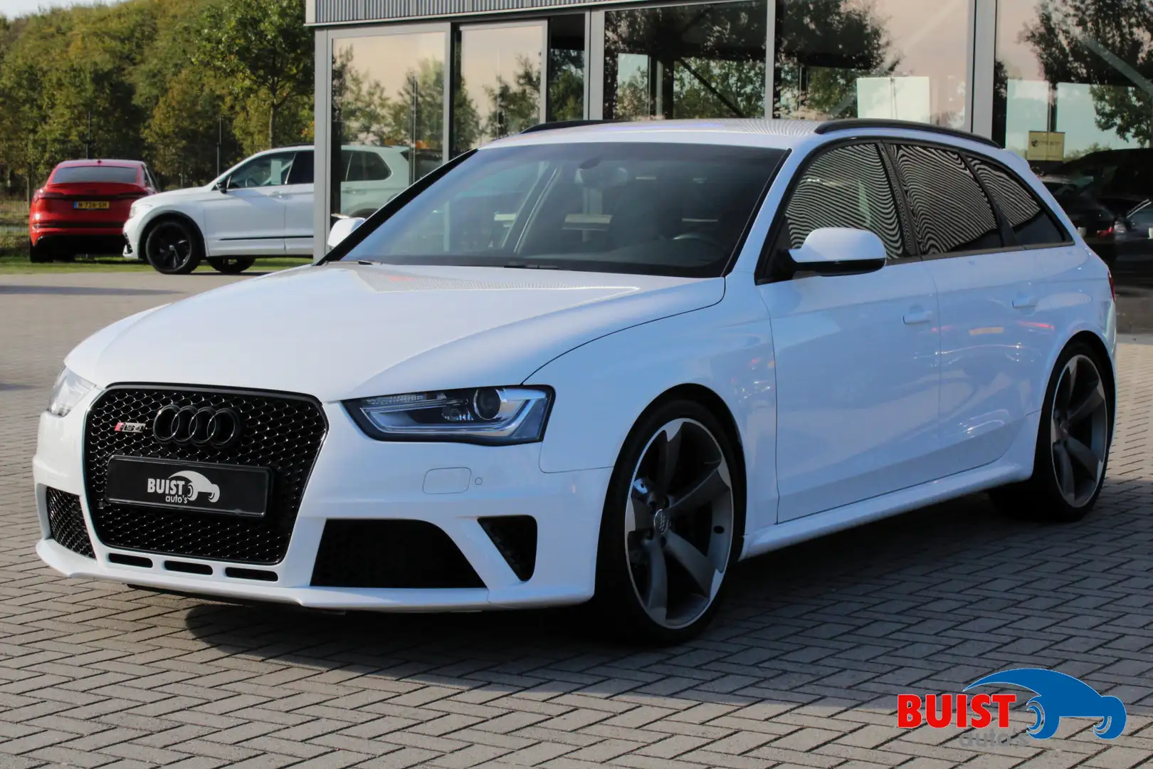 Audi RS4 Avant 4.2 FSI quattro KUIPSTOELEN MILLTEK B&O Wit - 1