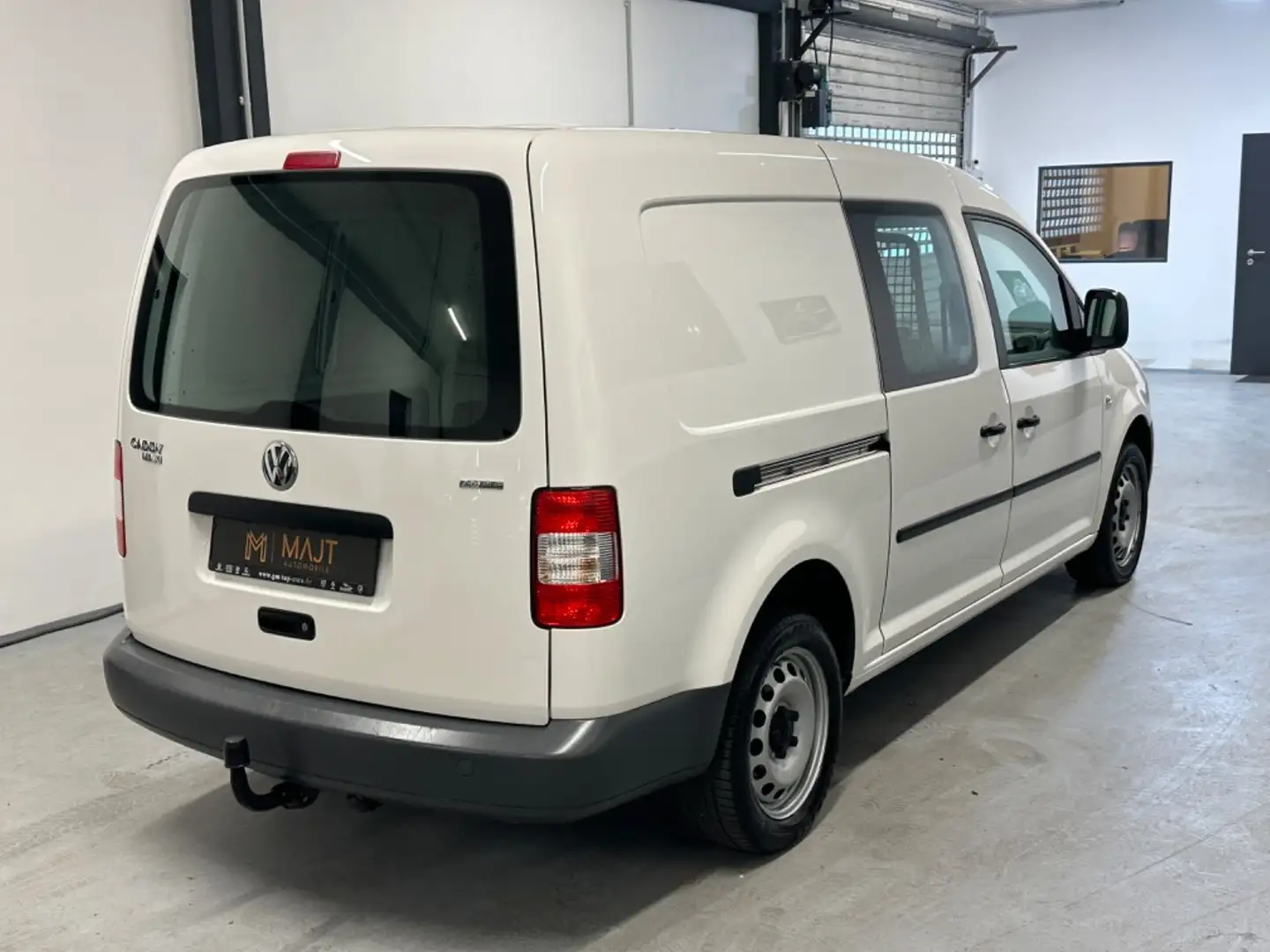 Volkswagen Caddy Maxi Kasten Klima Navi AHK  Benzin/CNG Blanco - 2