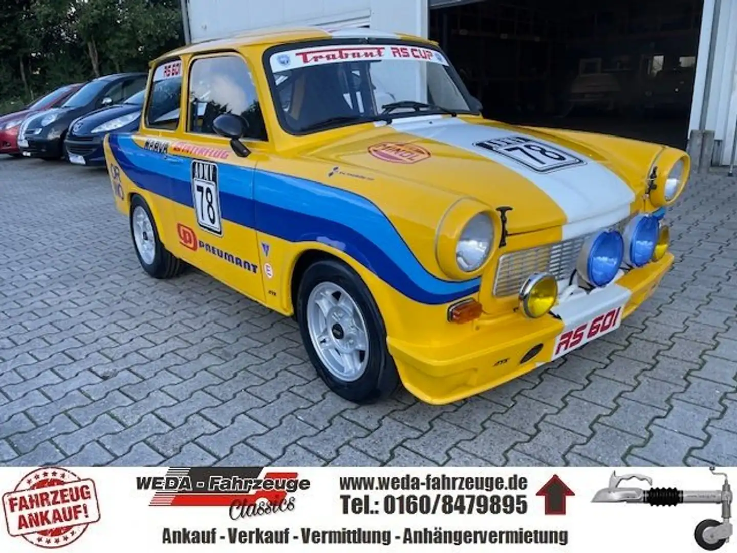 Trabant P601 Rallye - ATS Felgen - TÜV/AU NEU - Restauriert Gelb - 1