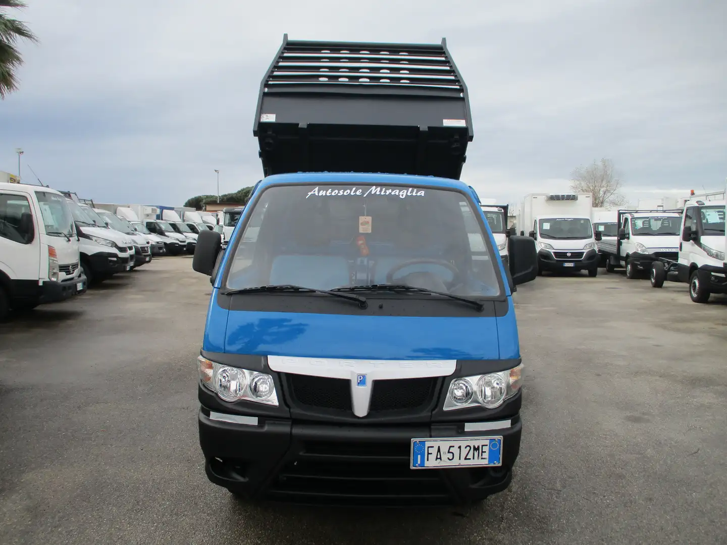 Piaggio Porter 1.3 16V E5 MAXXI GEMELLATO RIBALTABILE TRILATERALE Bleu - 2