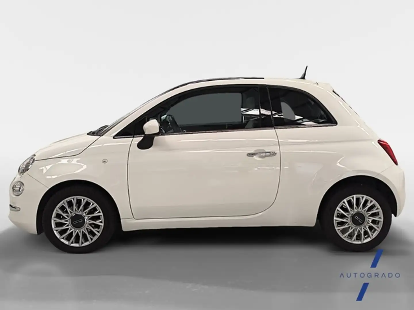 Fiat 500 1.2 Lounge Blanc - 2