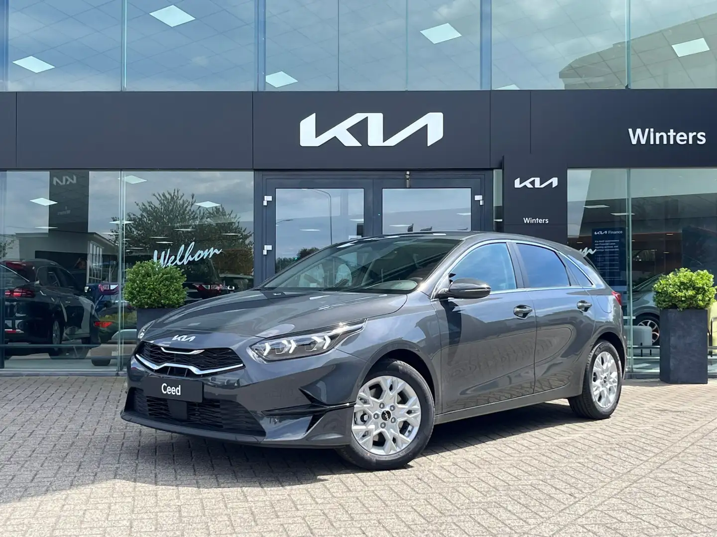 Kia Ceed / cee'd 1.5 T-GDi DynamicPlusLine Nieuw uit voorraad lever Grijs - 1