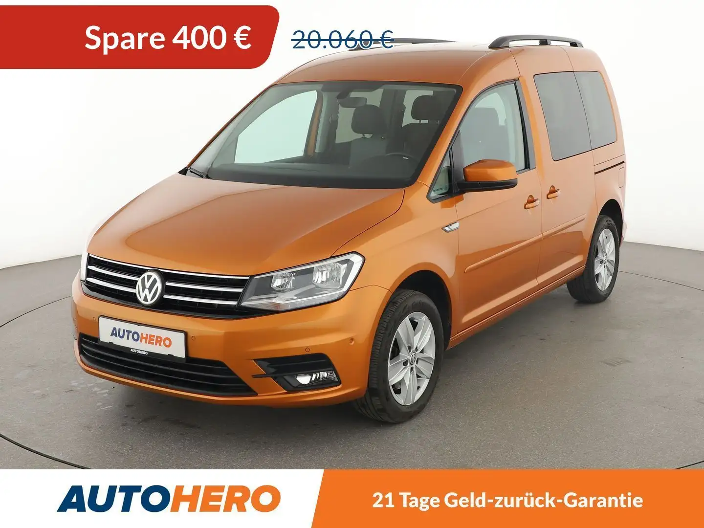 Volkswagen Caddy 2.0 TDI Comfortline BlueMotion Tech *TEMPO*PDC* Orange - 1