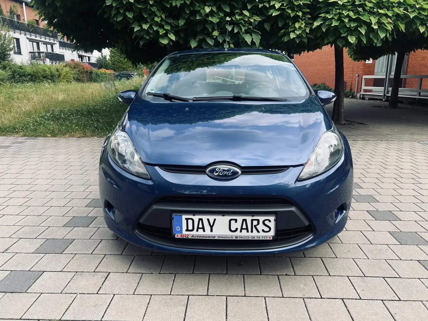 Ford Fiesta Trend*1.Hand*Klima*Zahnriemen 79523Tkm.Weckseln Blau - 2