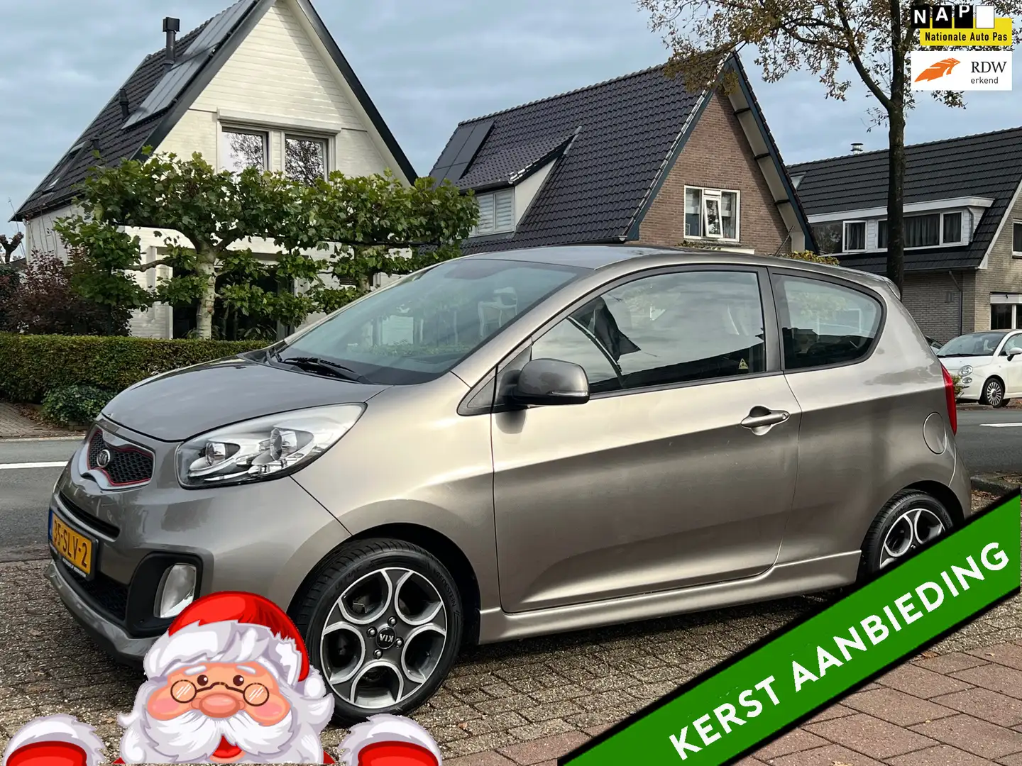 Kia Picanto 1.2 CVVT Comfort Pack NL-AUTO-NAP APK T/M 12-2026! Grijs - 1