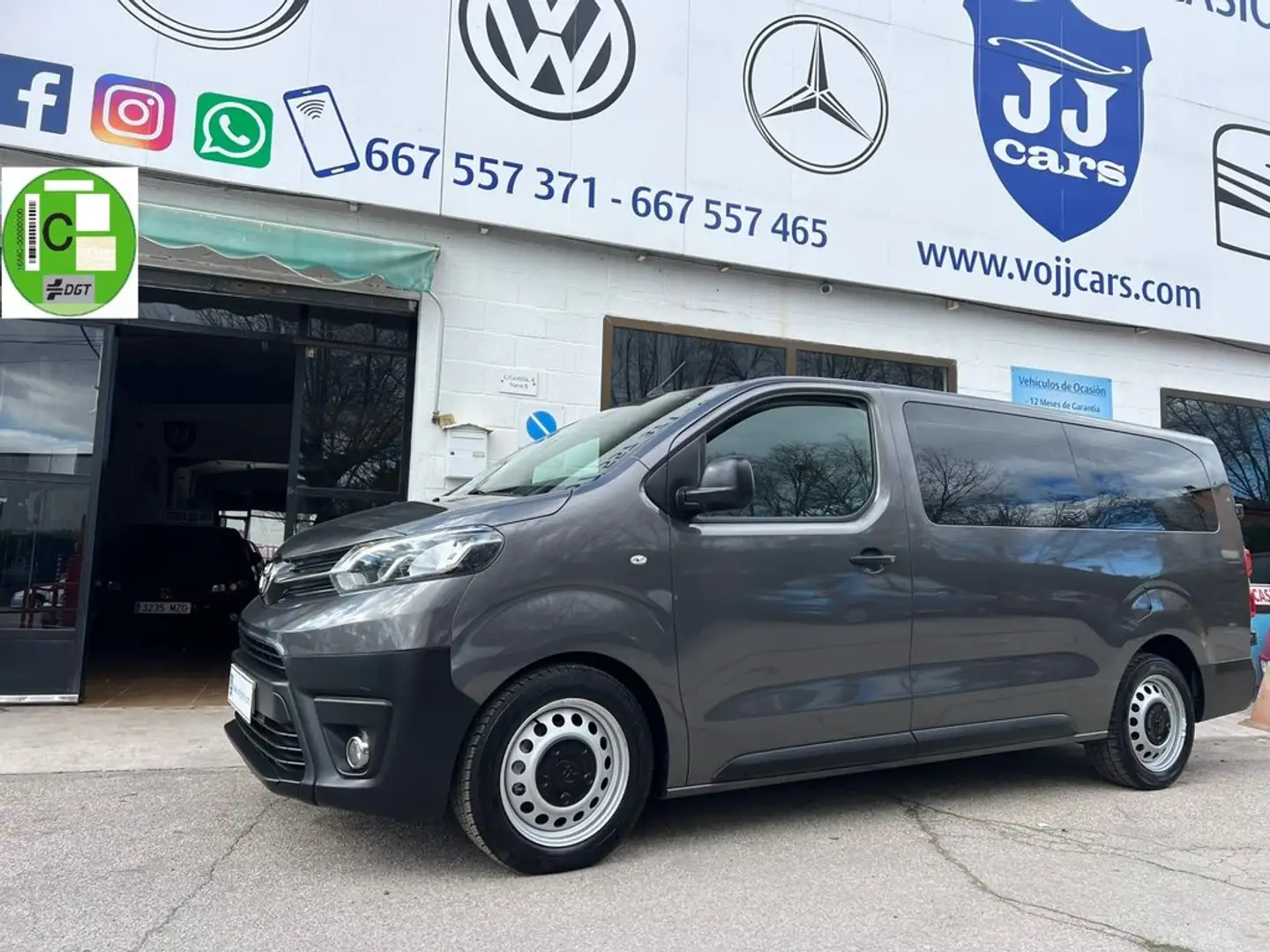 Toyota Proace 2.0D 145CV GX 1PL 2PT L2 Gris - 1