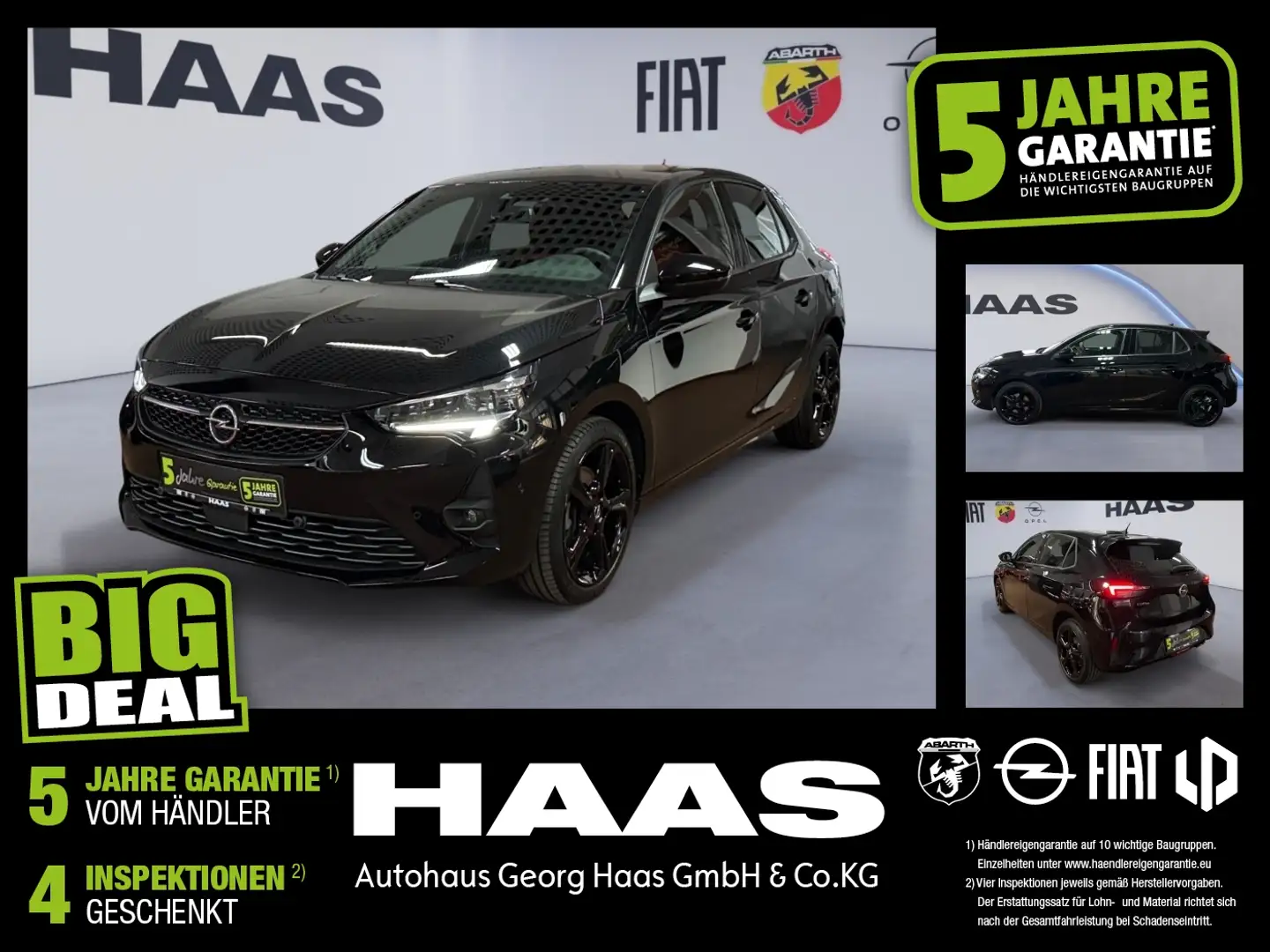 Opel Corsa F 1.2 Turbo Klimaautomatik Bluetooth Schwarz - 1