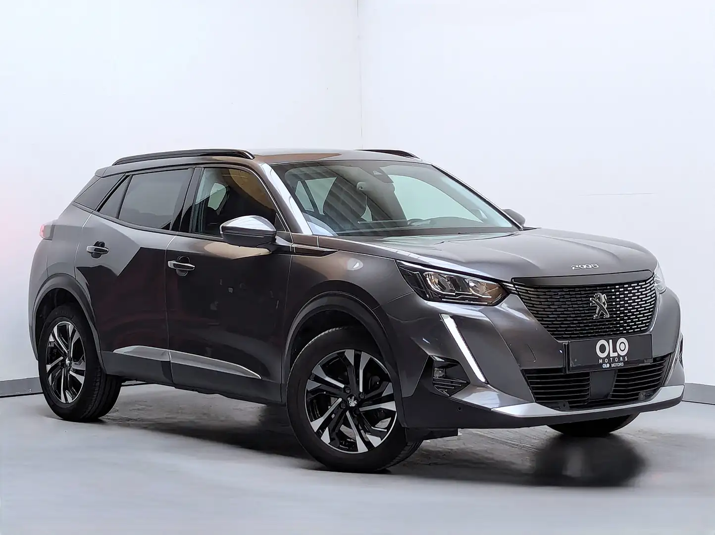 Peugeot 2008 2008 1.2 PureTech Allure -CARPLAY-NAVI-CUIR-CAMERA Gris - 2