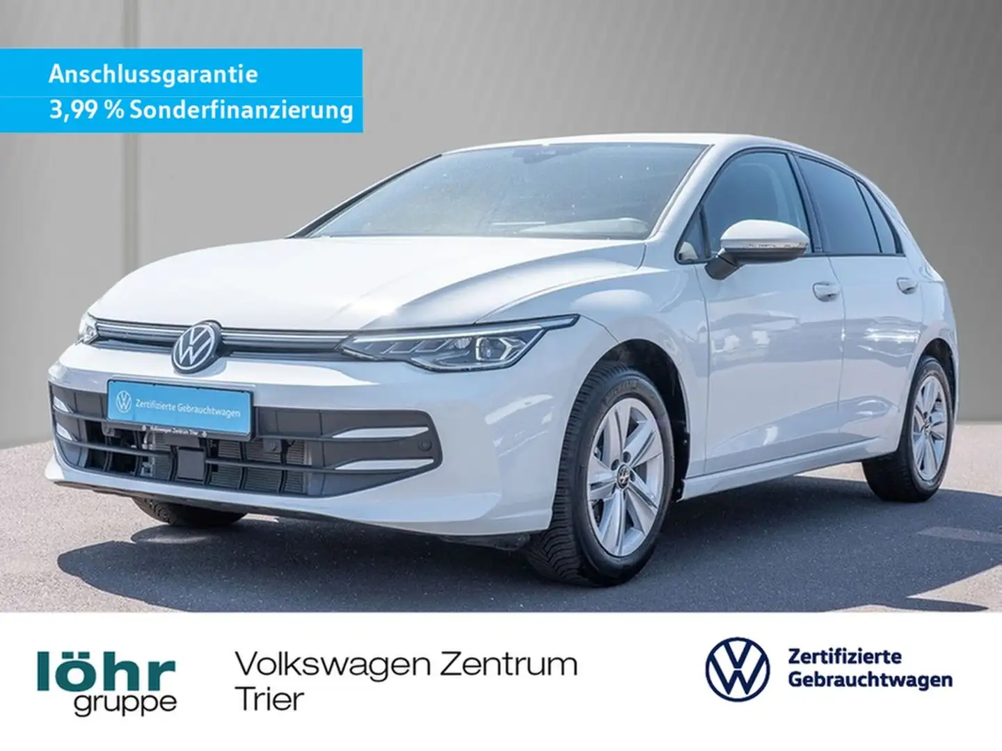 Volkswagen Golf VIII 1.5 eTSI DSG Life IQ Light, AHK VWG Blanc - 1
