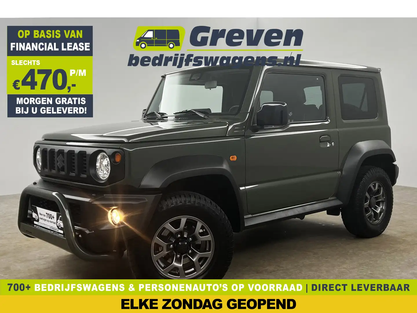 Suzuki Jimny 1.5 Style 4x4 AWD 4 Persoons Bullbar Clima Cruise Groen - 1