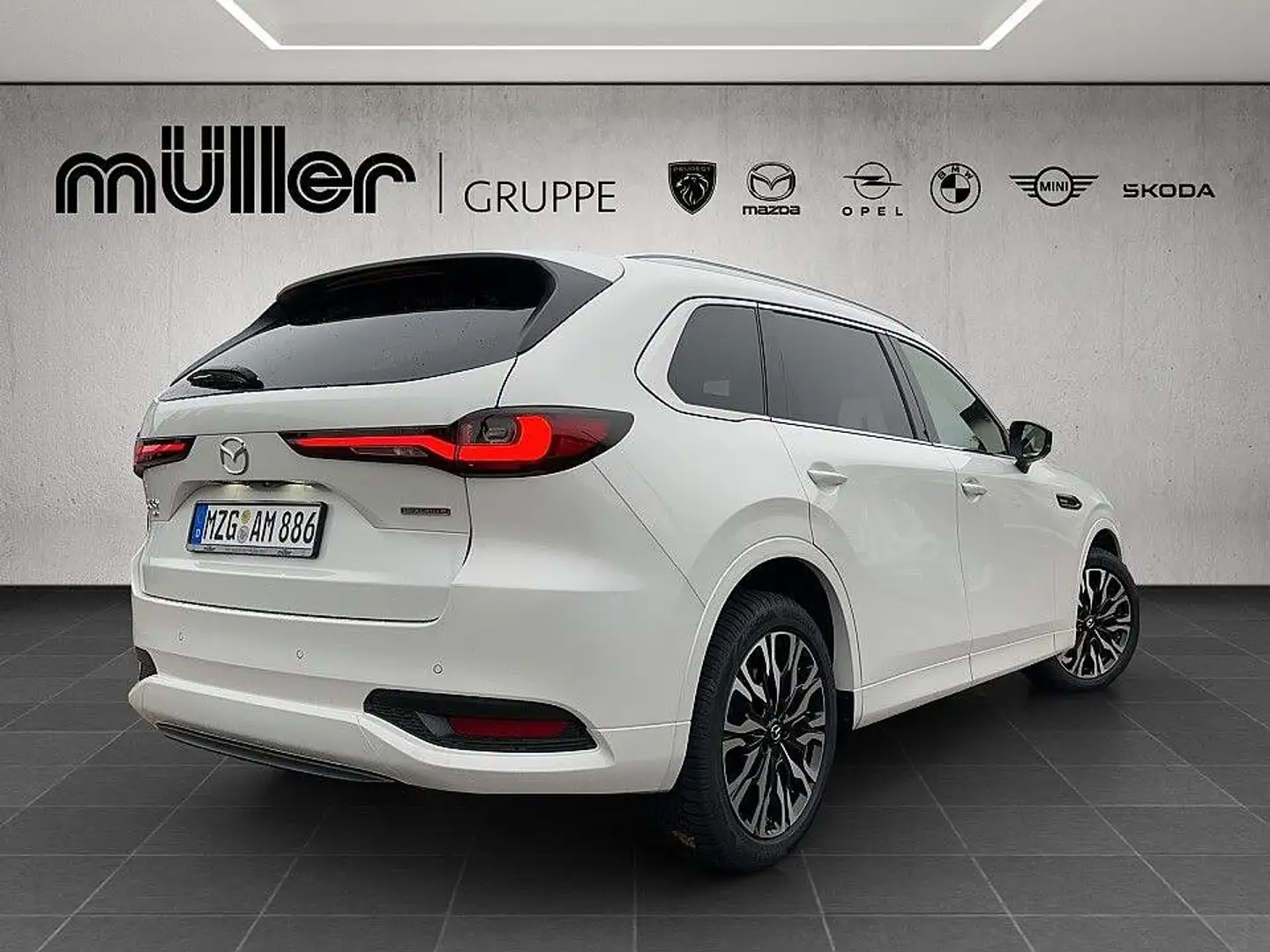 Mazda CX-80 D 254 PS 8AT AWD HOMURA PLUS CAHO Blanc - 2