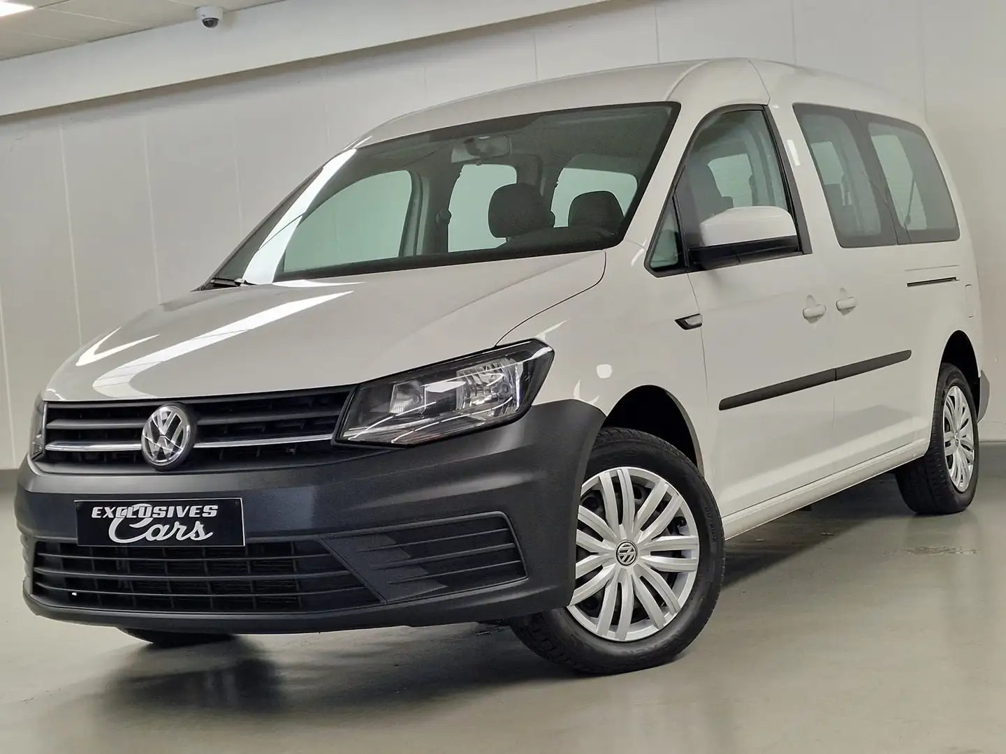 Volkswagen Caddy 2.0 TDI 102 CV MAXI FAMILY 7 PLACES GPS CLIM Blanc - 1