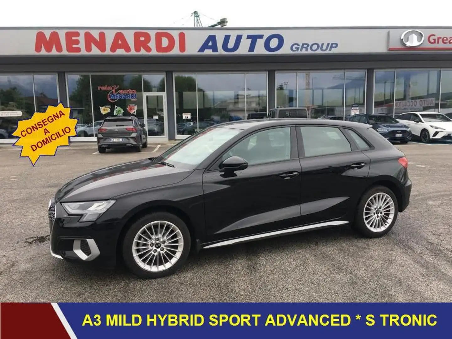 Audi A3 SPB 35 MHEV TFSI S-Tronic Sport Advanced 28 MILA Negro - 1