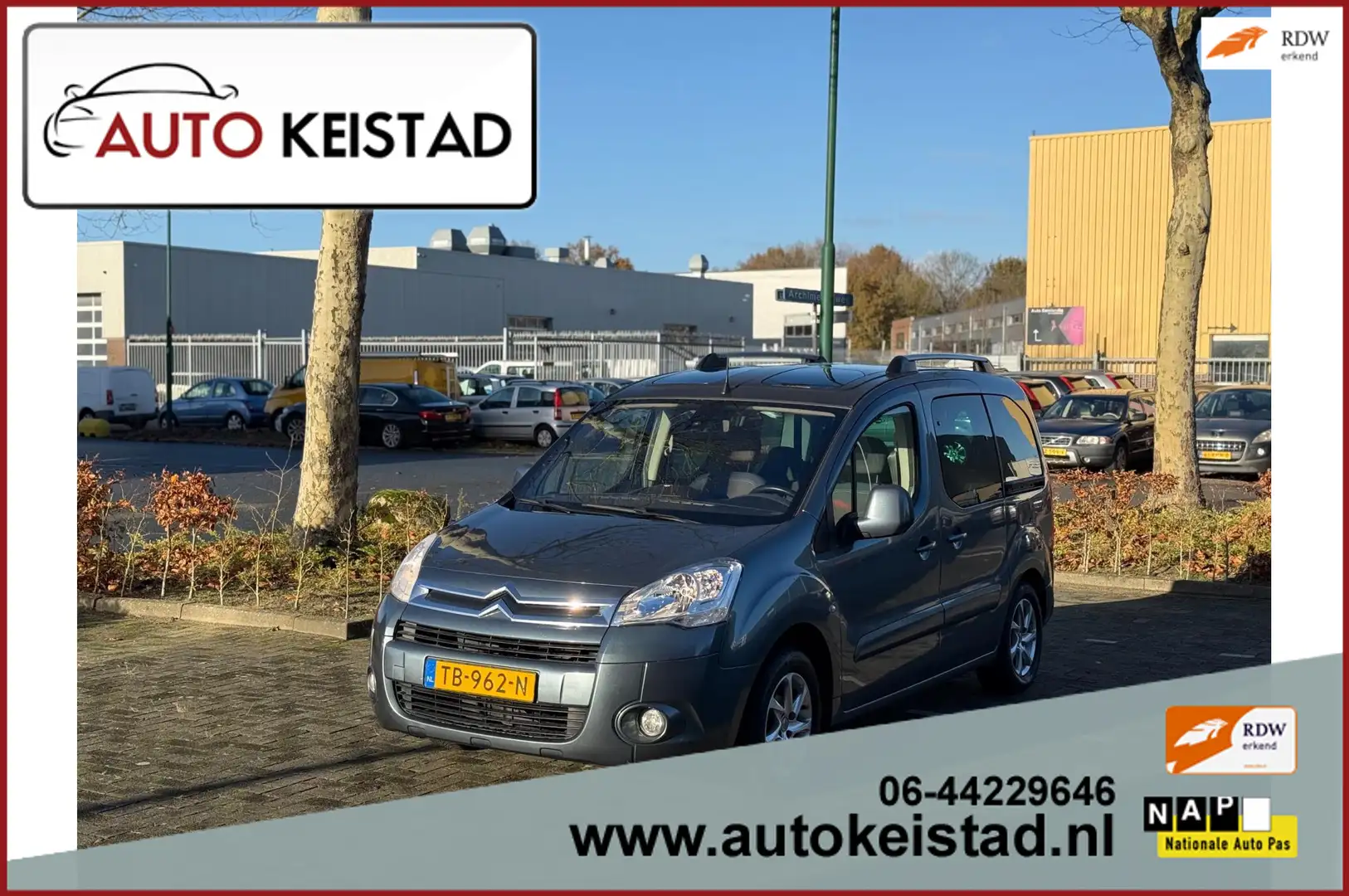 Citroen Berlingo 1.6 VTi 120 PANORAMA/CLIMA/PARKEERSENSOR! VELE OPT Gris - 1