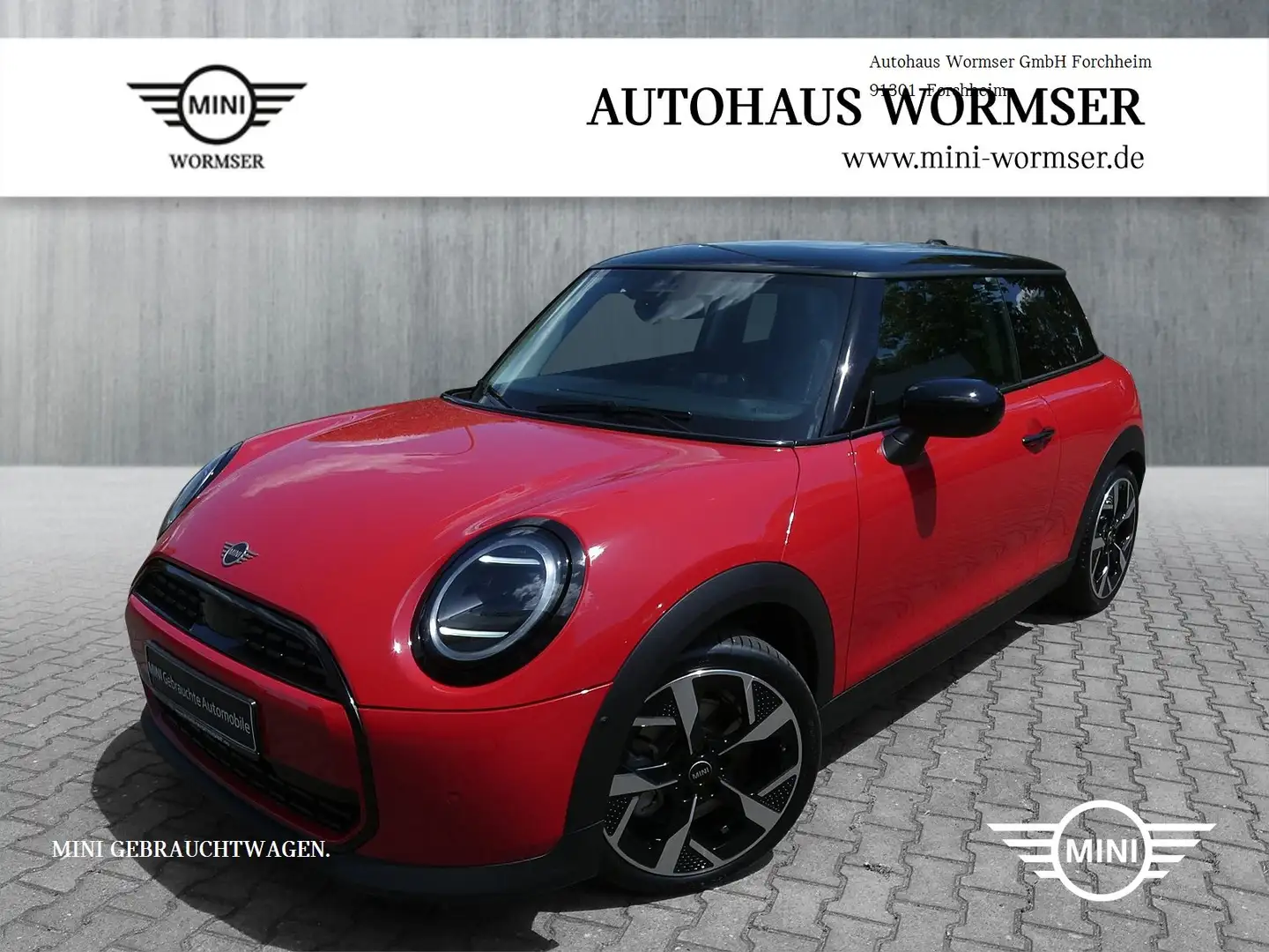 MINI Cooper Coupe Cooper C Head-Up DAB LED Pano.Dach Komfortzg. Красный - 1
