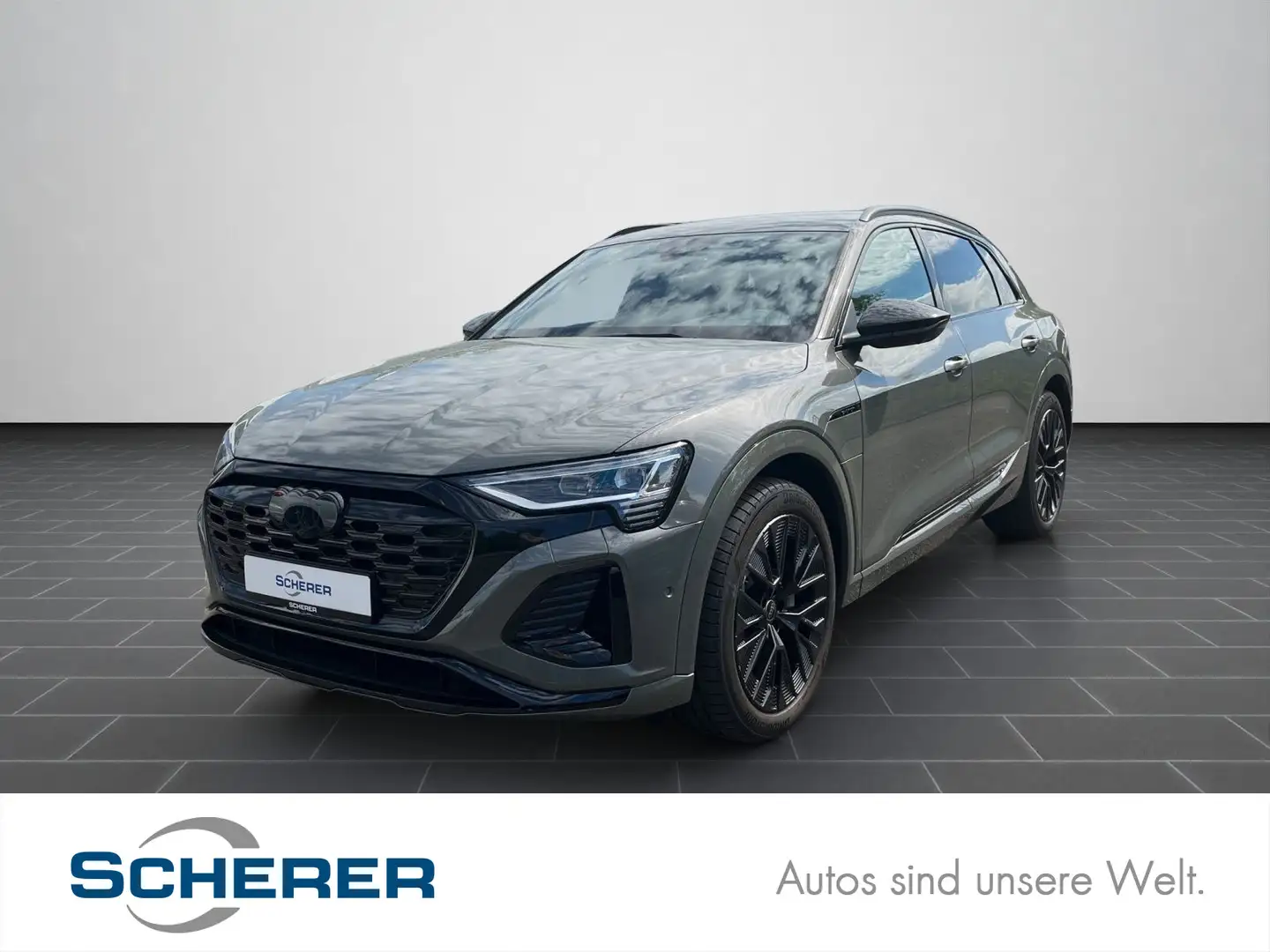Audi Q8 e-tron 55 S line Matrix/Alu21"/AHK/air susp./ Grau - 1