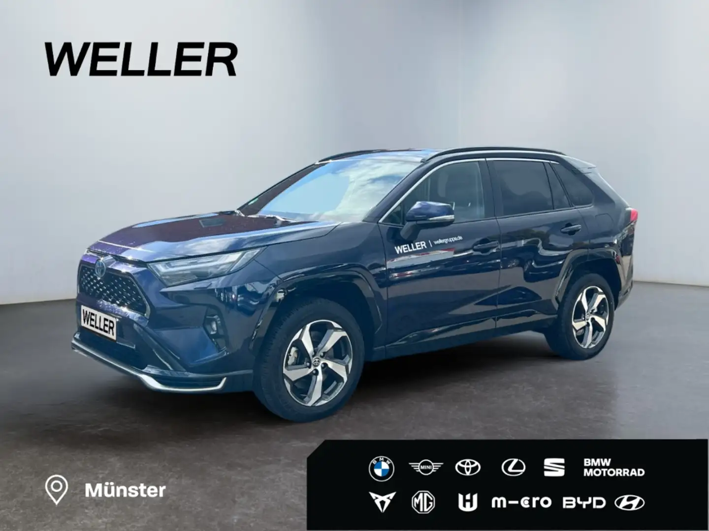 Toyota RAV 4 Plug-in-Hybrid Teamplayer *LED*HUD*4x SHZ* Blau - 1