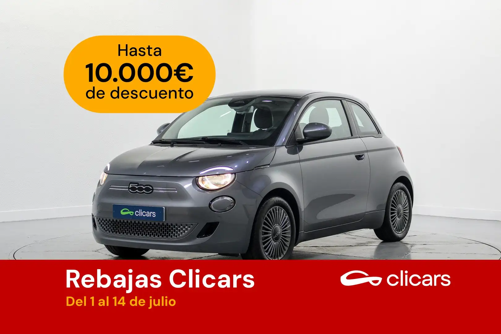 Fiat 500e 87Kw Icon Gris - 1