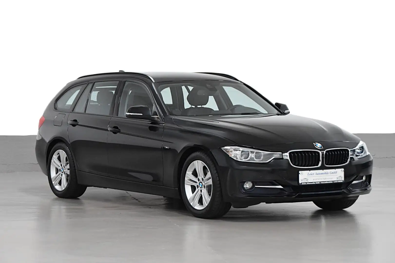 BMW 320 D TOURING SPORT LINE*VOLLLEDER*AUS 1 HAND* Noir - 1