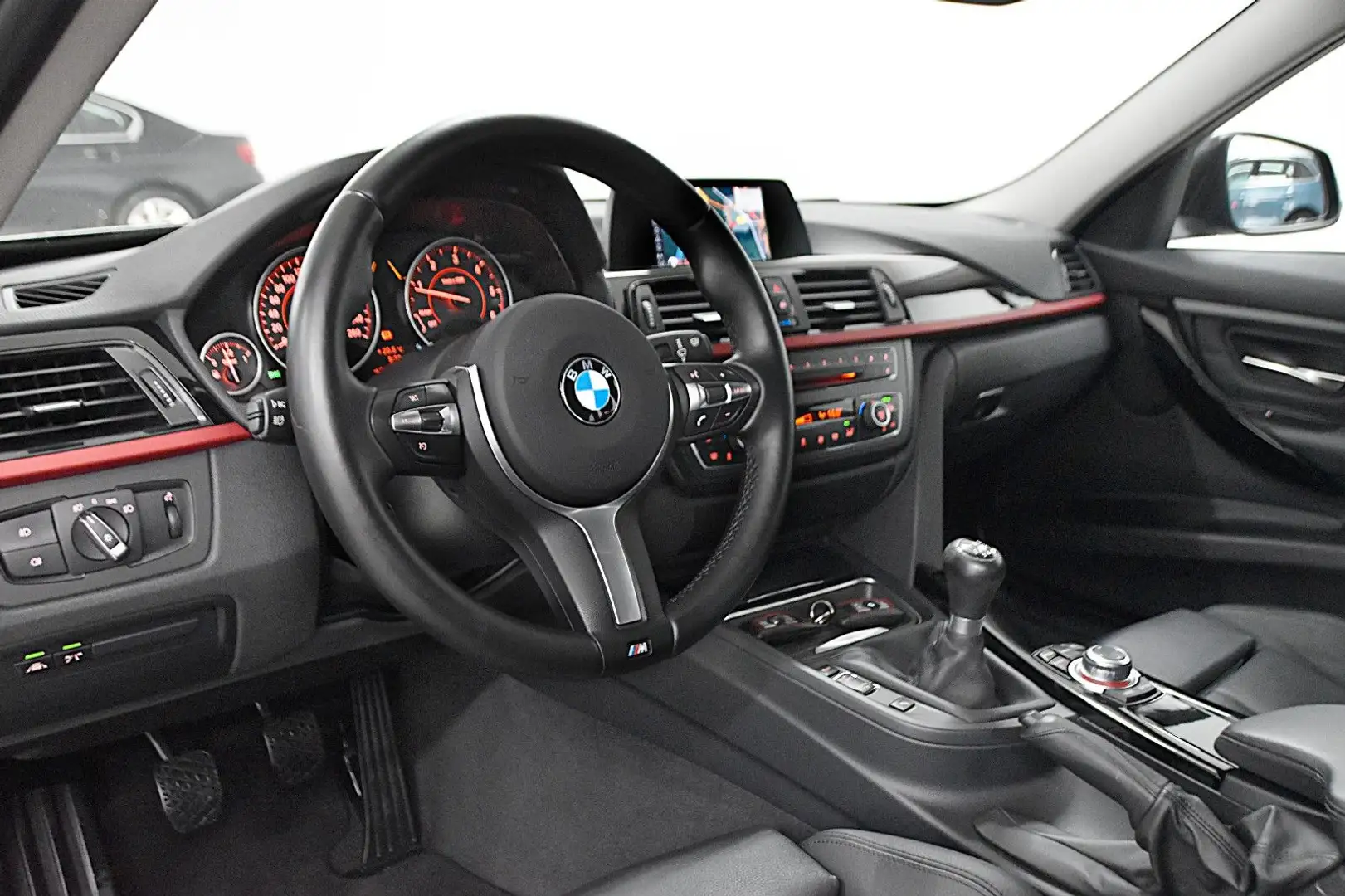 BMW 320 D TOURING SPORT LINE*VOLLLEDER*AUS 1 HAND* Noir - 2