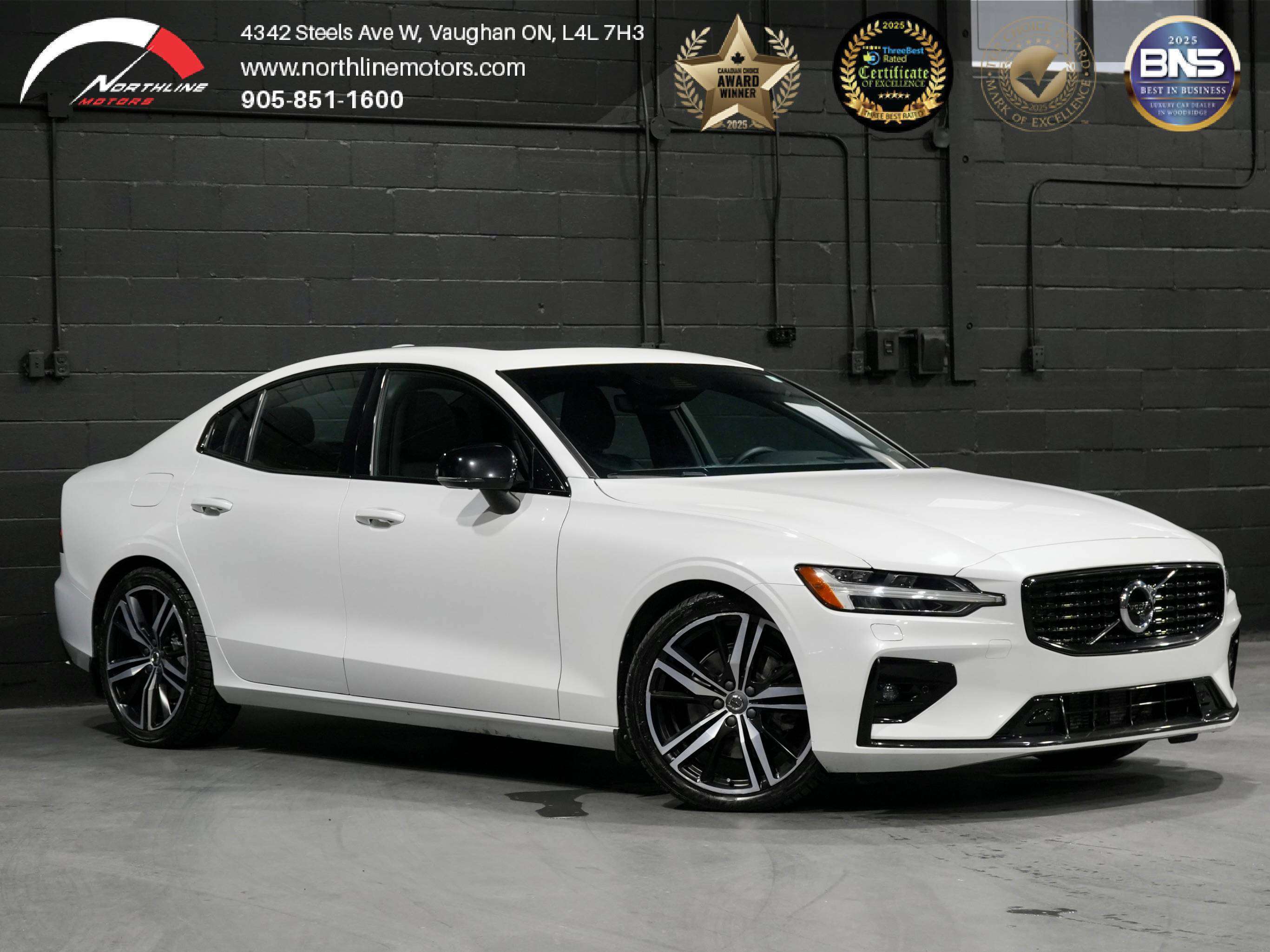 White 2022 Volvo S60 Sedan All-Wheel Drive Automatic