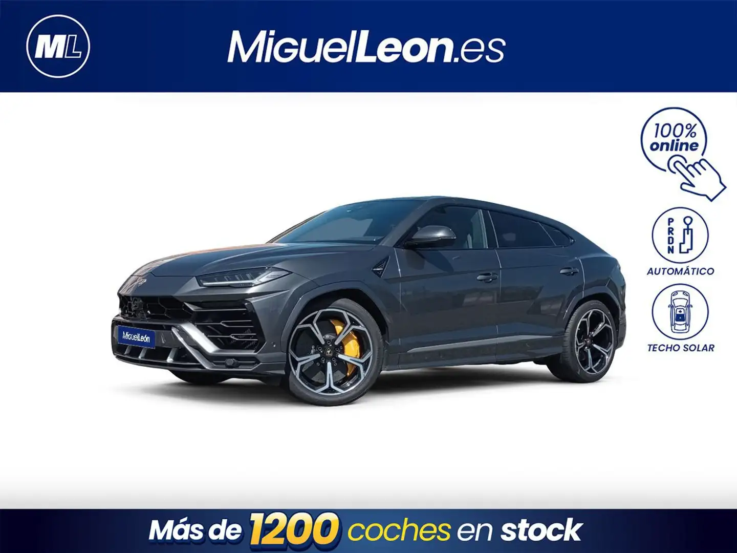 Lamborghini Urus 4.0 650CV Gris - 1
