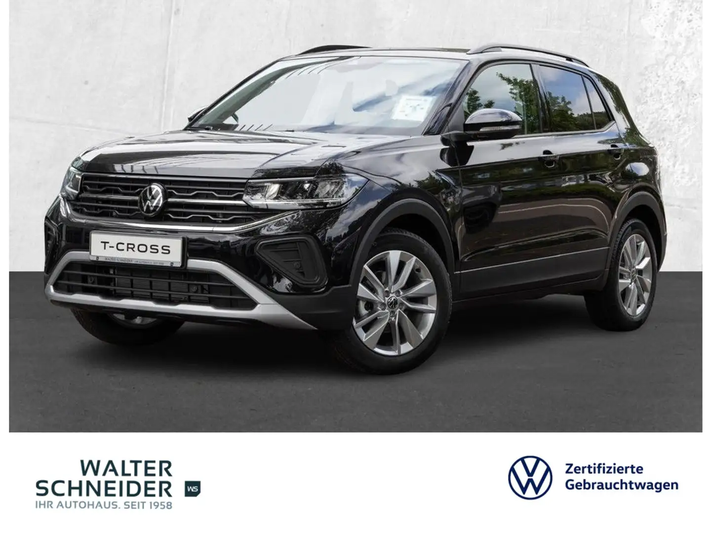 Volkswagen T-Cross Life 1.0 TSI 6-Gang Sitzheizung IQ.Drive Schwarz - 1