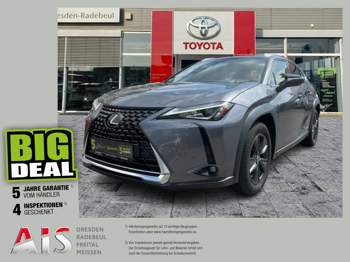 Lexus UX 250h Launch Edition AHK*Navi*KAM*DAB*SHZ Gris - 1