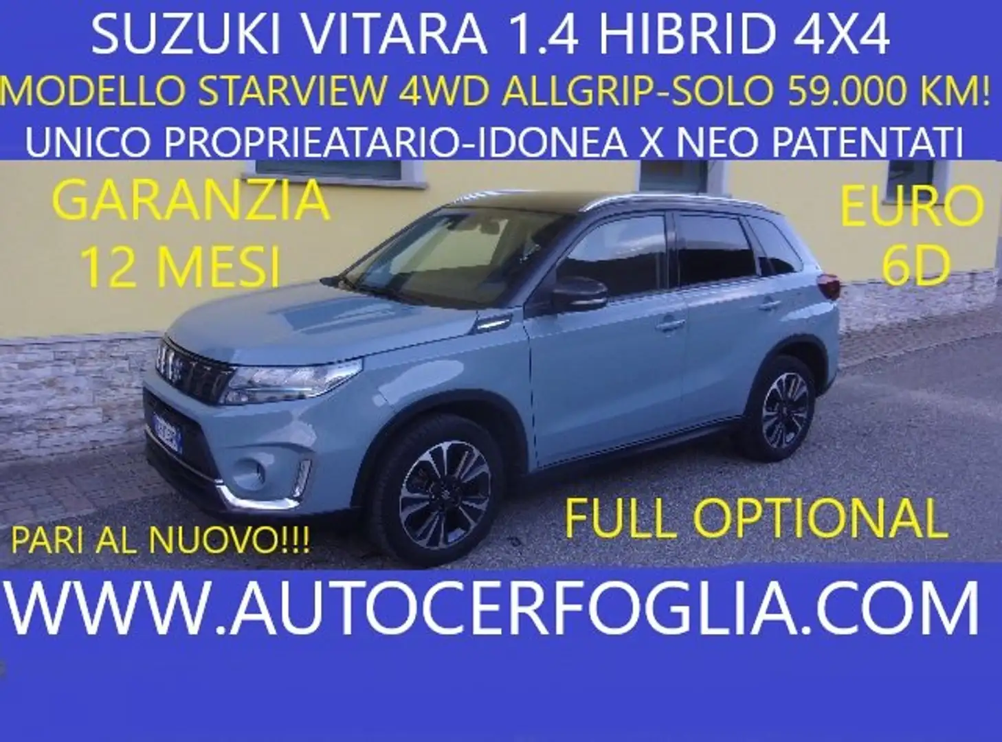 Suzuki Vitara 1.4 hibrid Starview 4wd allgrip-59.000 KM!!! Gris - 1