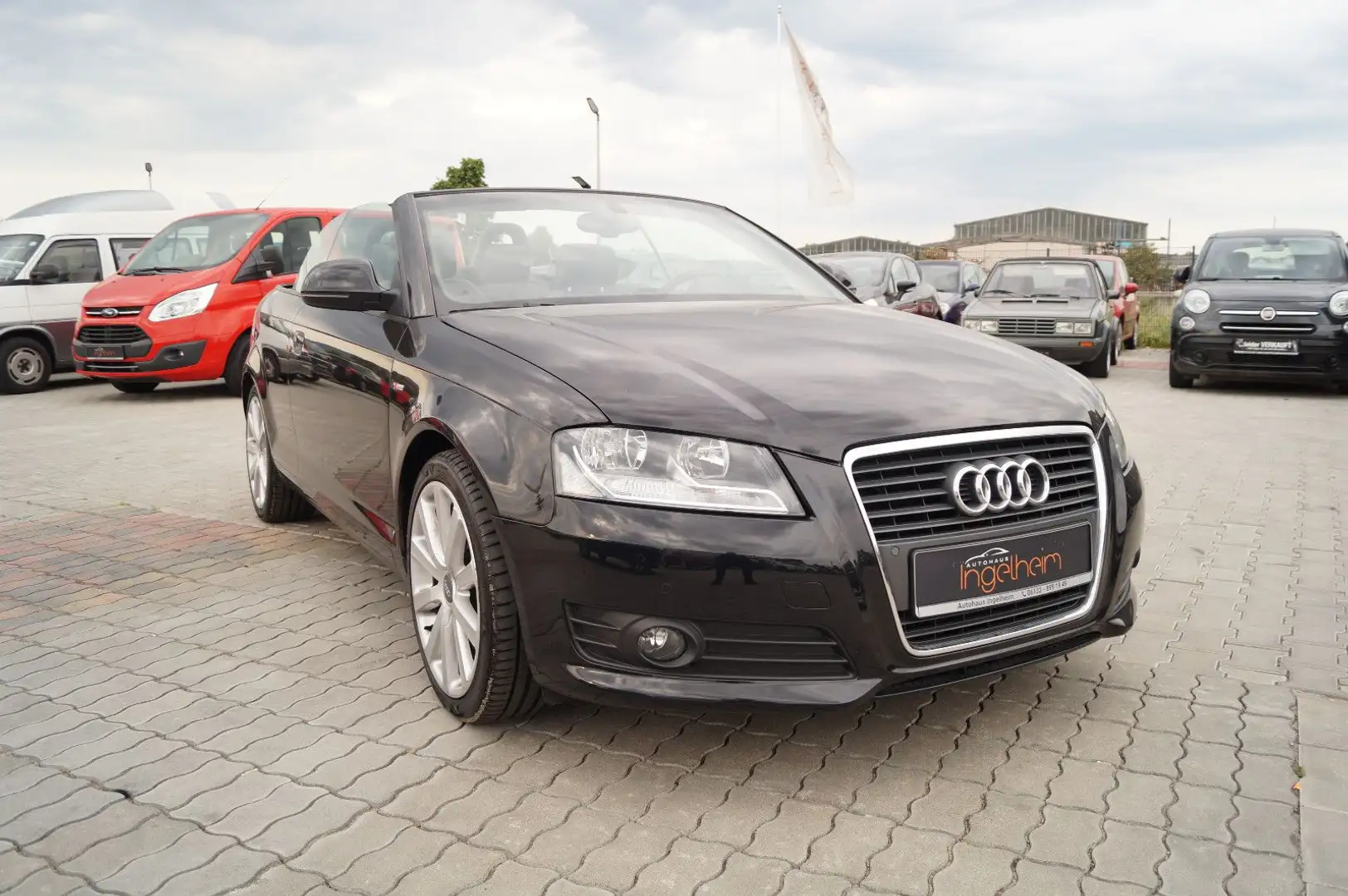 Audi A3 Cabriolet S line Sportpaket / plus SHZ PDC Schwarz - 1
