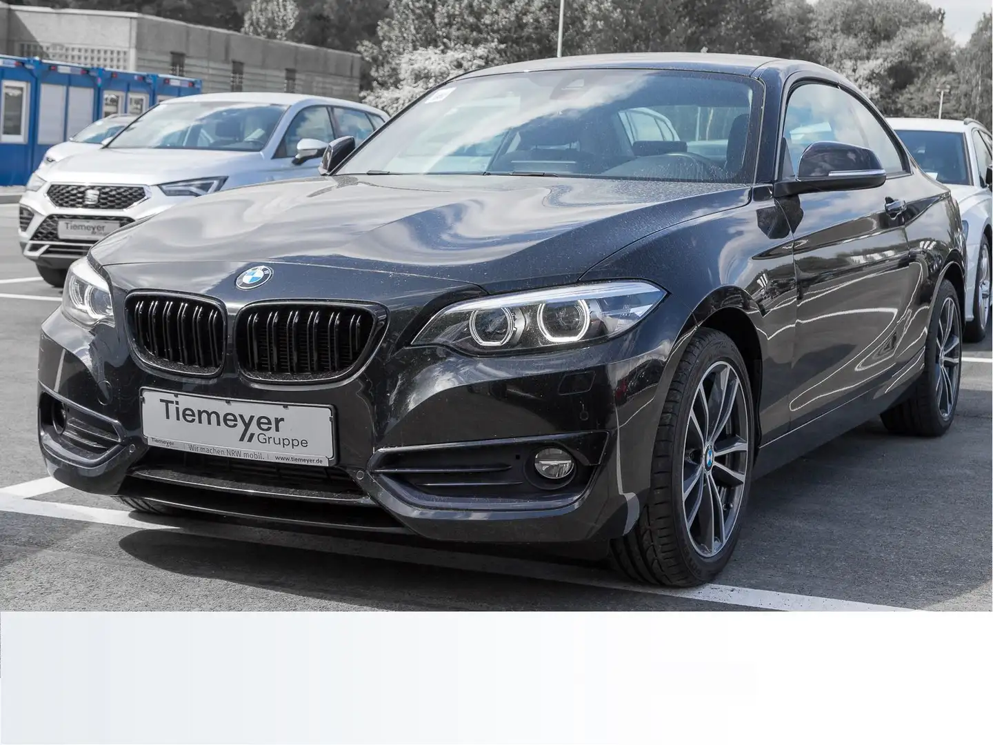 BMW 218 d Coupe SPORT LINE NAVI LED BUSINESS SITZHZ Schwarz - 2