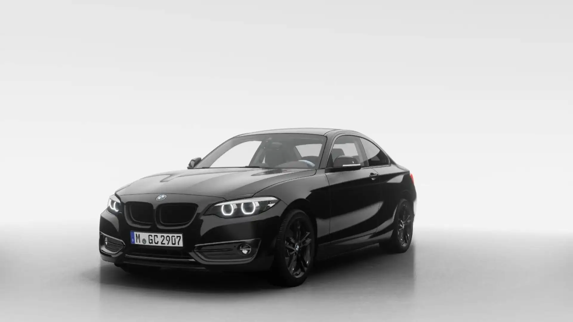 BMW 220 i Coupe SportLine LED DrvAss Navi RFK HiFi DAB Schwarz - 1