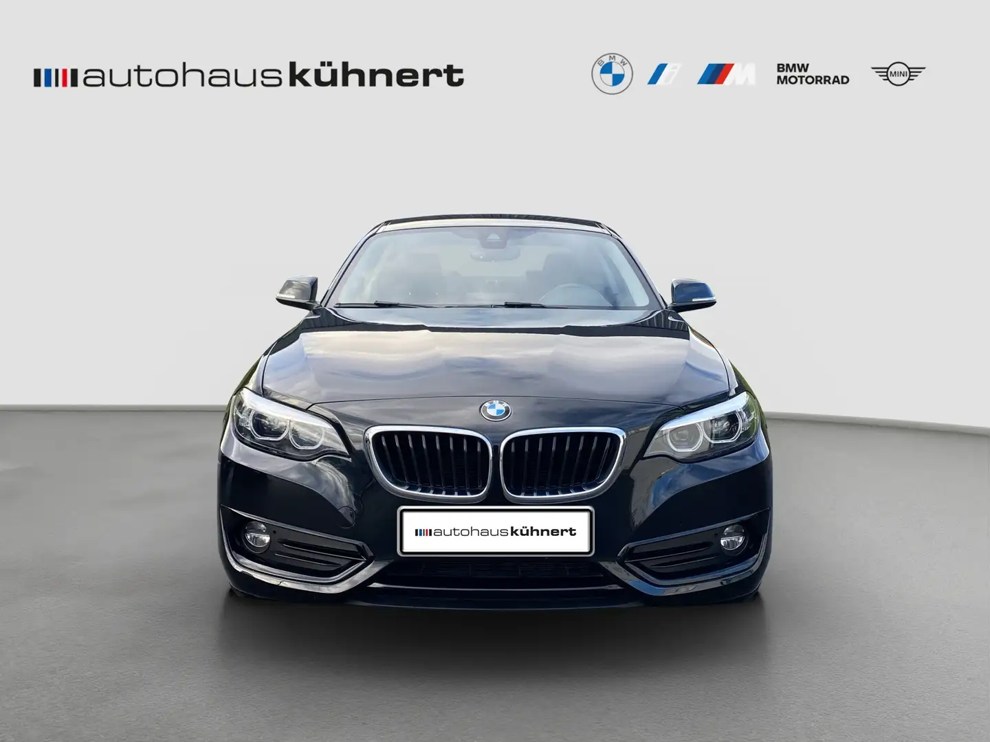 BMW 220 i Coupe SportLine LED DrvAss Navi RFK HiFi DAB Zwart - 2